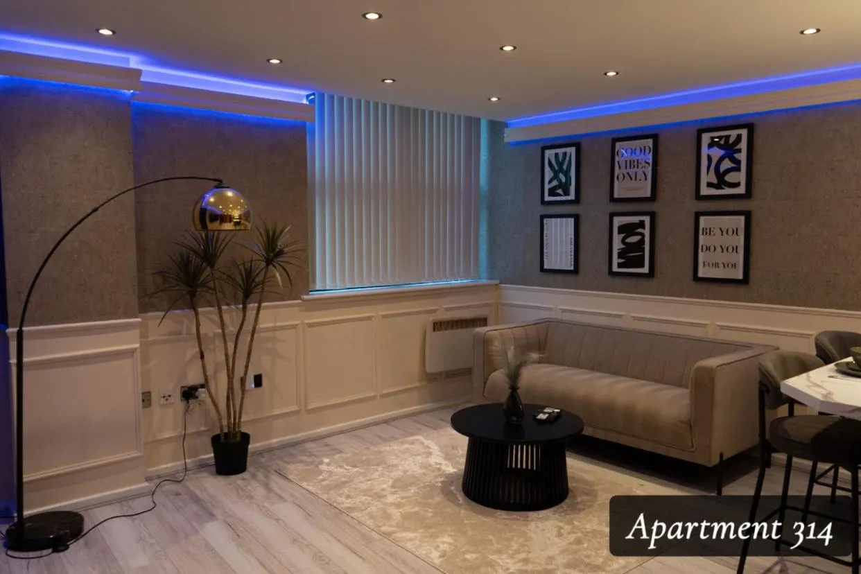 Living room in The Opulence Bradford