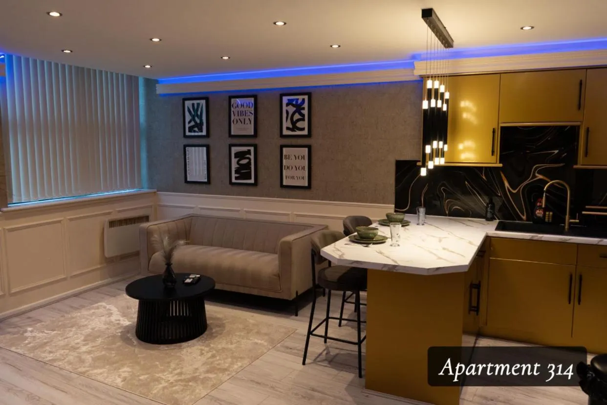 Living room in The Opulence Bradford