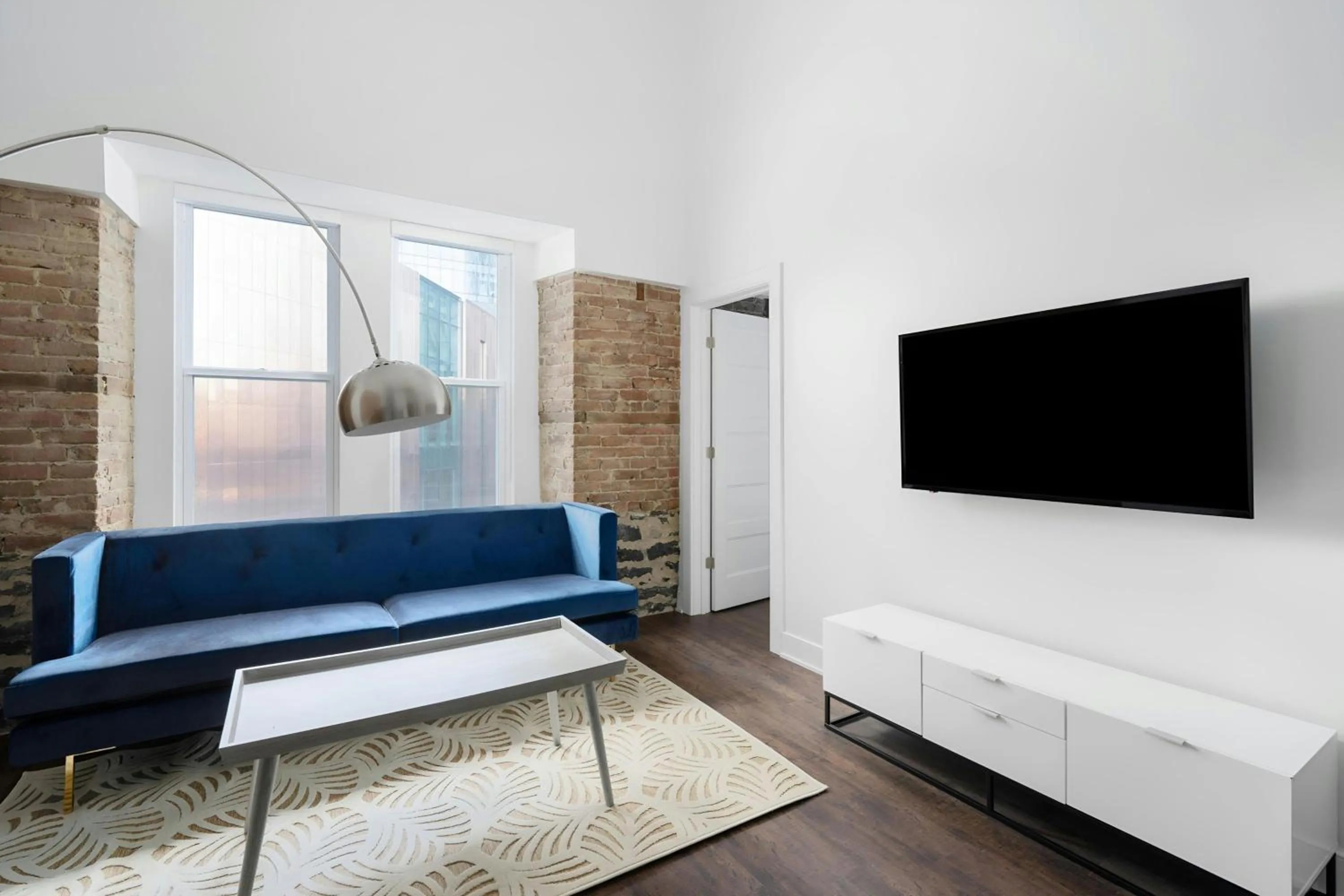 Living room in Sonder by Marriott Bonvoy Gare Saint Denis Apartments Downtown