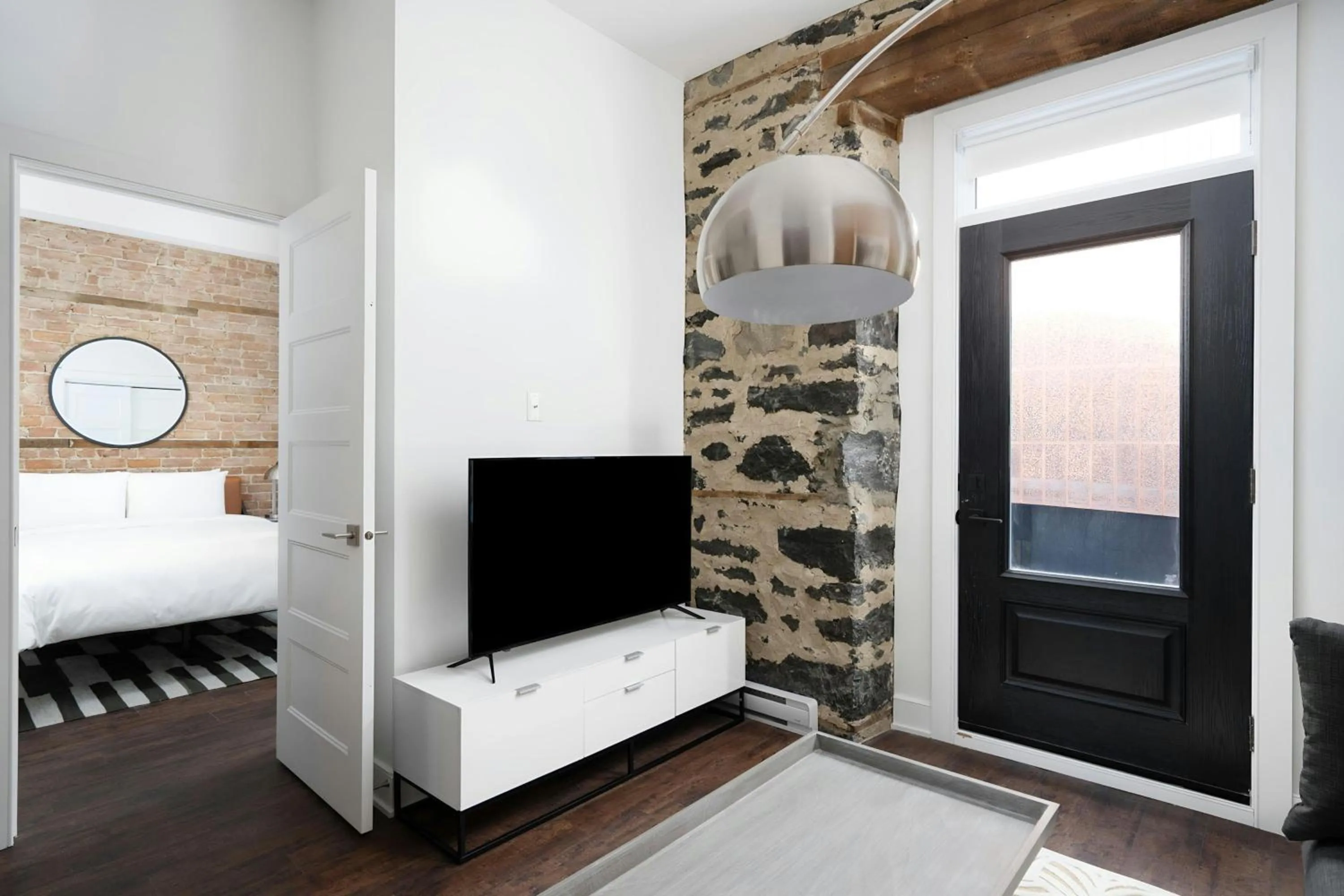 Living room in Sonder by Marriott Bonvoy Gare Saint Denis Apartments Downtown