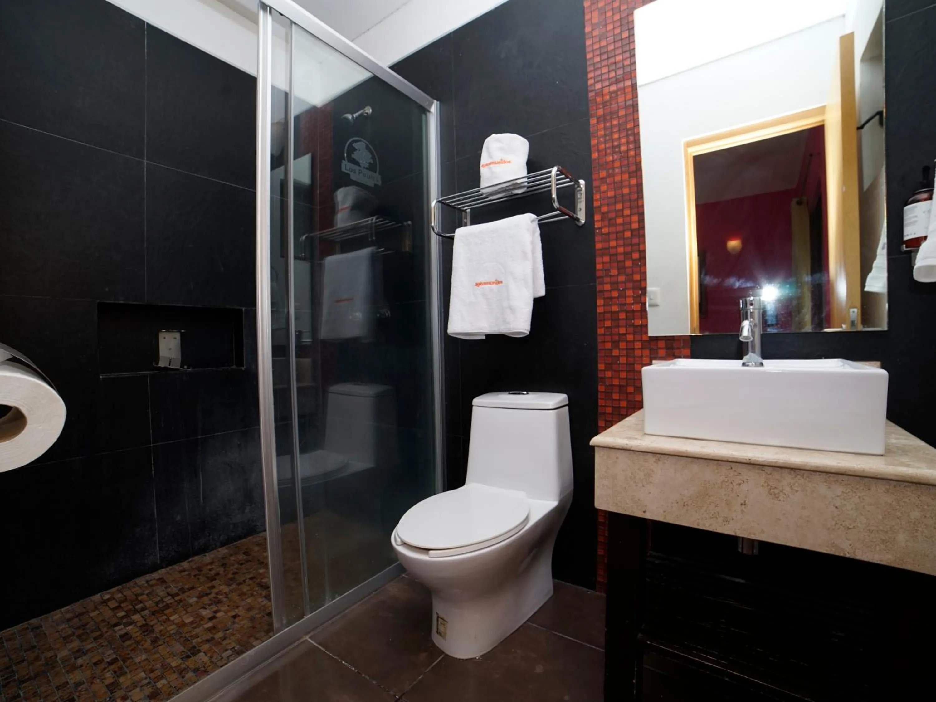 Bathroom in Hotel y Villas Los Pirules by Rotamundos