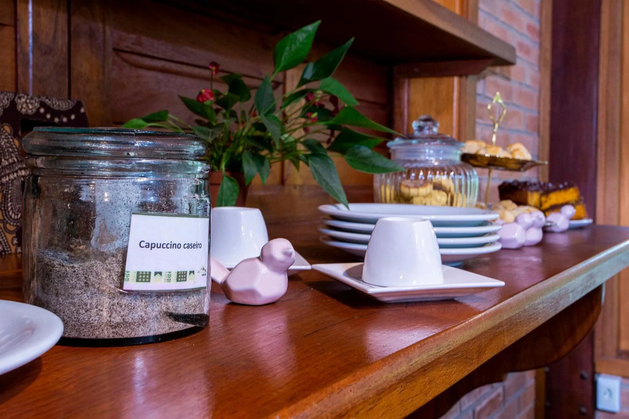 Lobby or reception in Pousada Suiça Mineira Garden