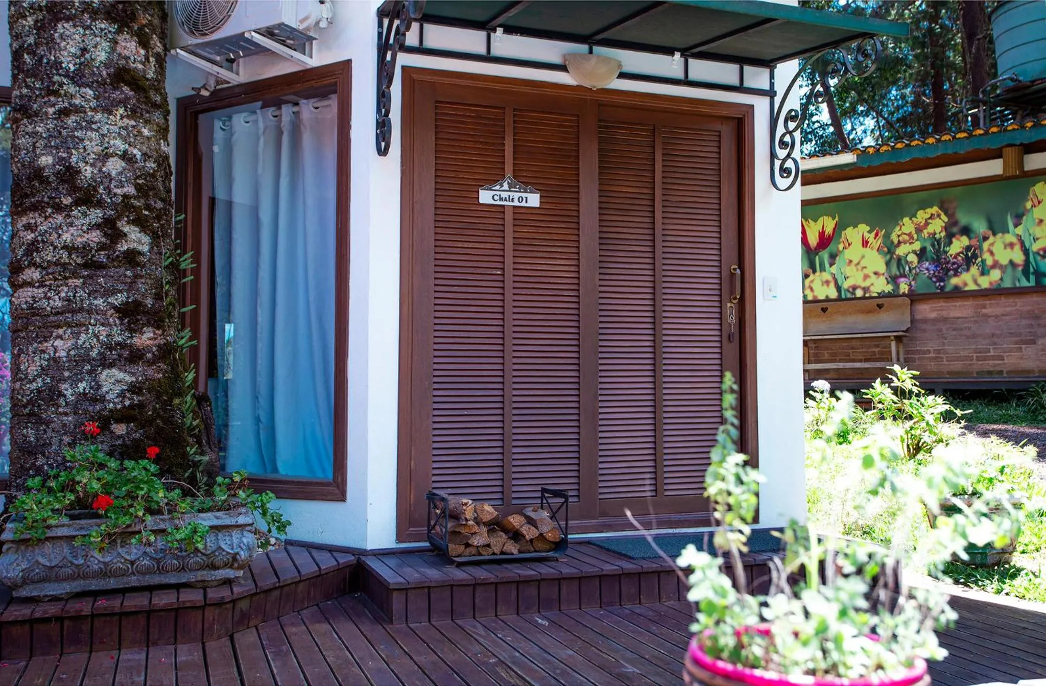 Property building in Pousada Suiça Mineira Garden