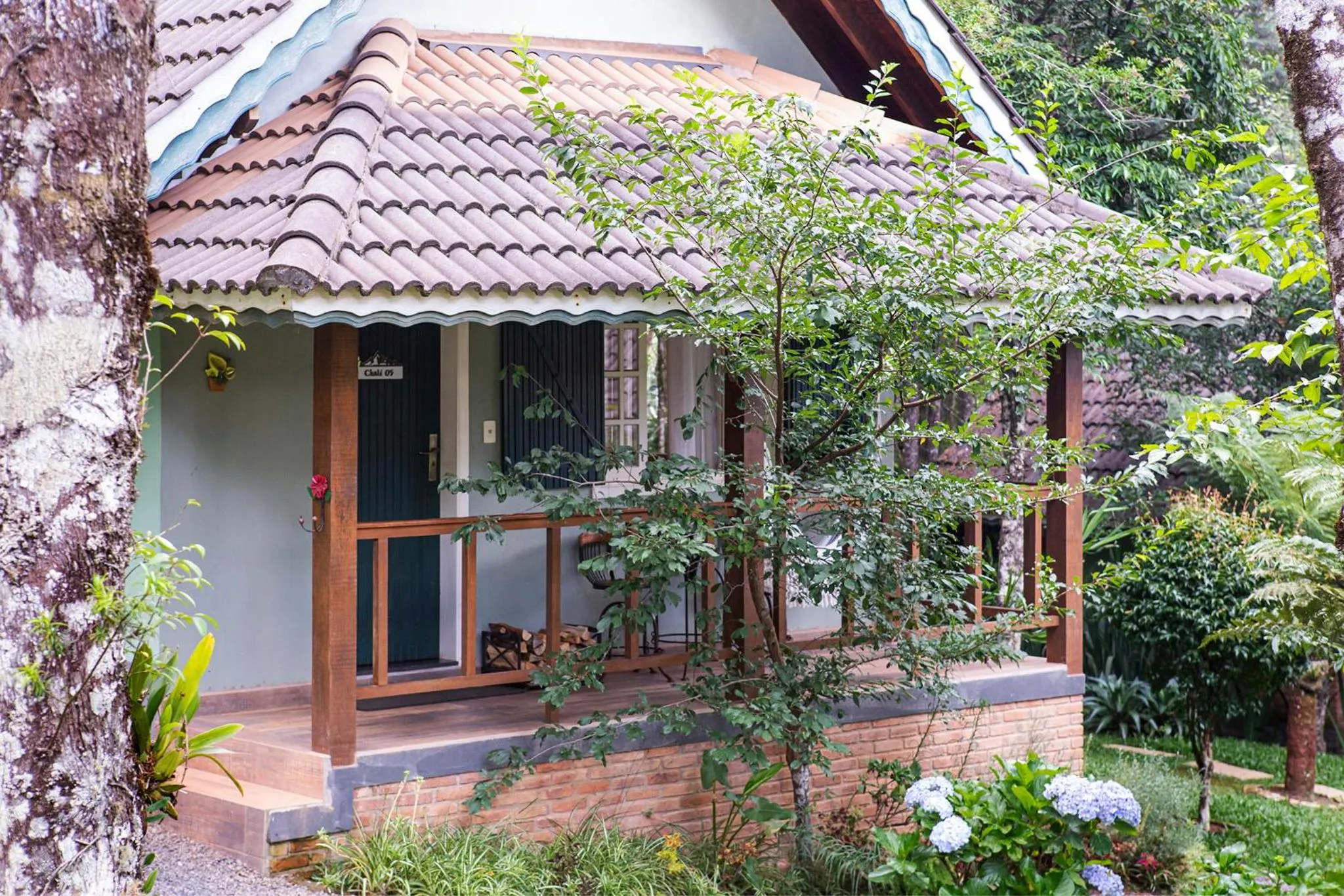 Property building in Pousada Suiça Mineira Garden