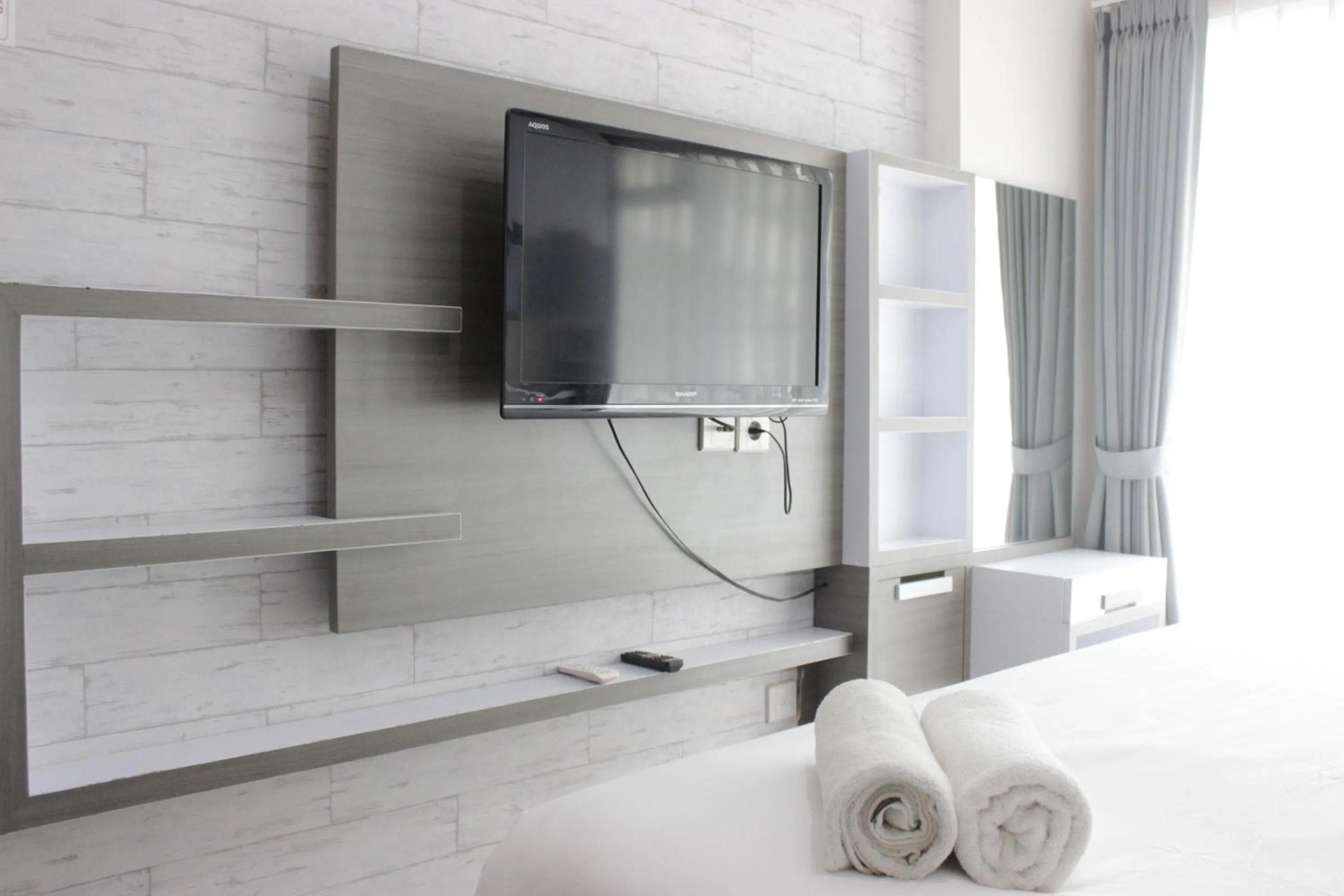 Bedroom in Strategic & Stylish Studio Gateway Pasteur Apartment near Pasteur Exit Toll By Travelio