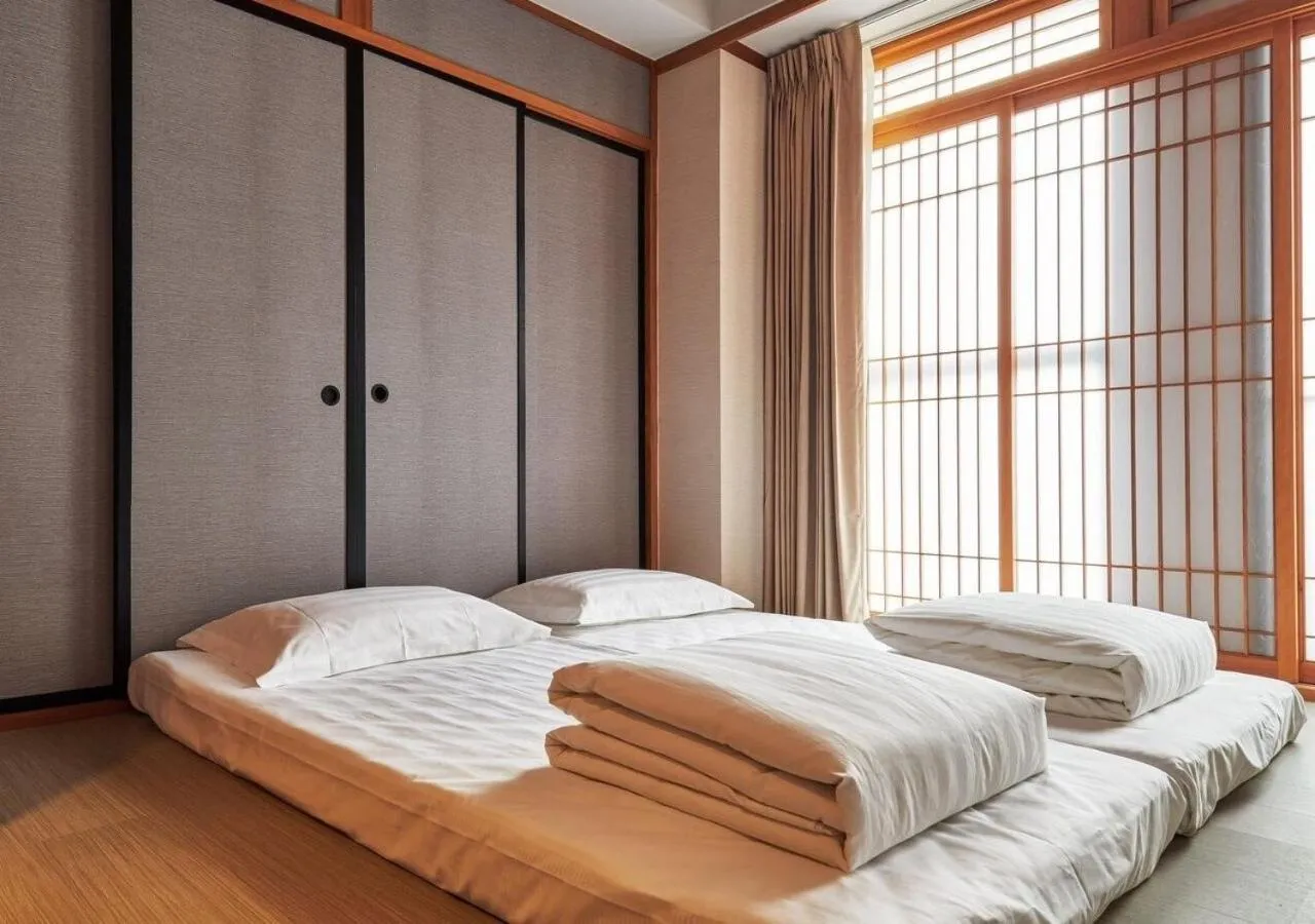 Bed in Lanyang Seaview Hotel