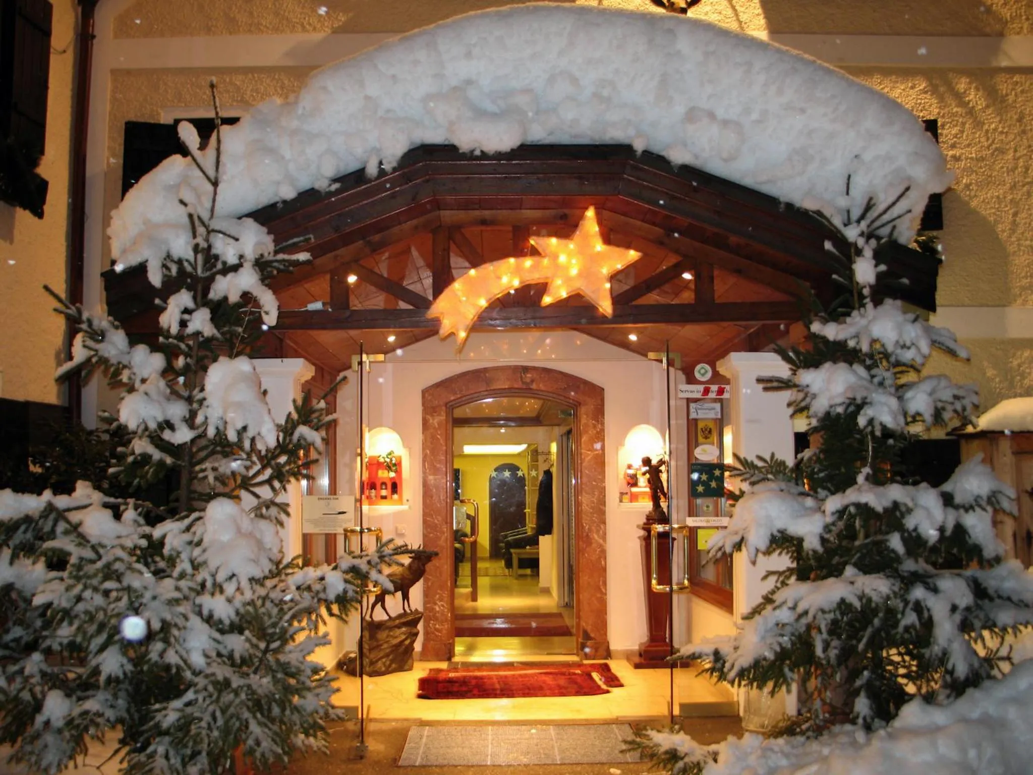 Facade/entrance in Hotel Stroblerhof