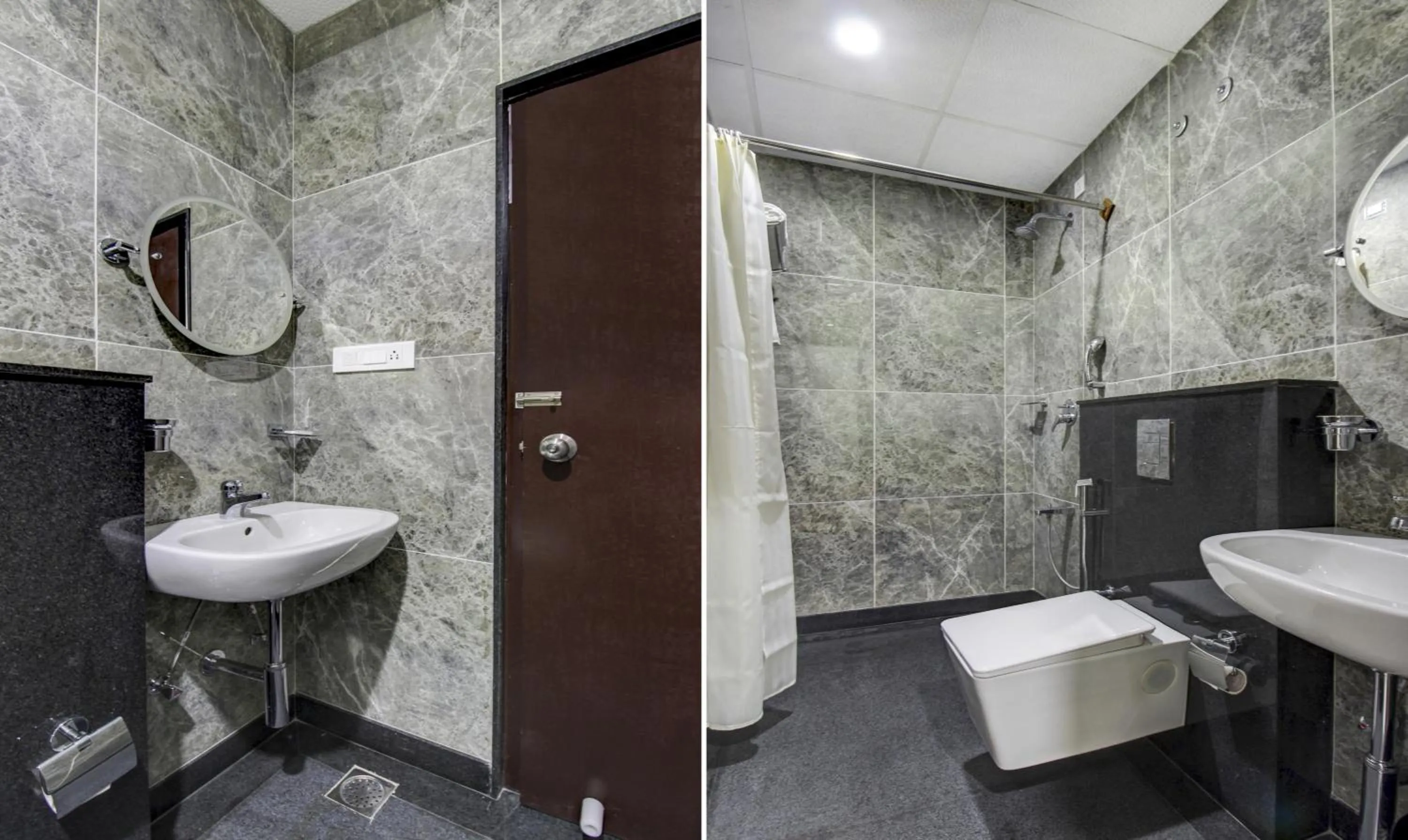 Bathroom in Treebo Sampradaya Bistro, Mailasandra