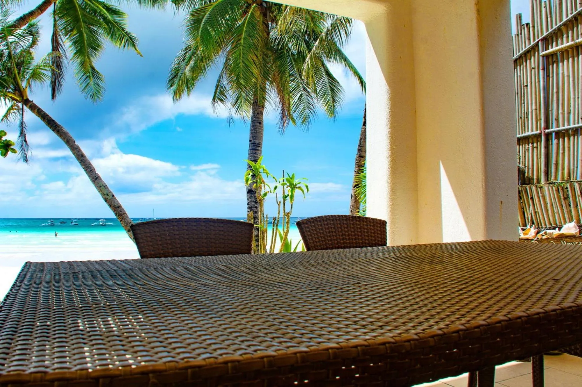 Seating area in Mayumi Beach Villa