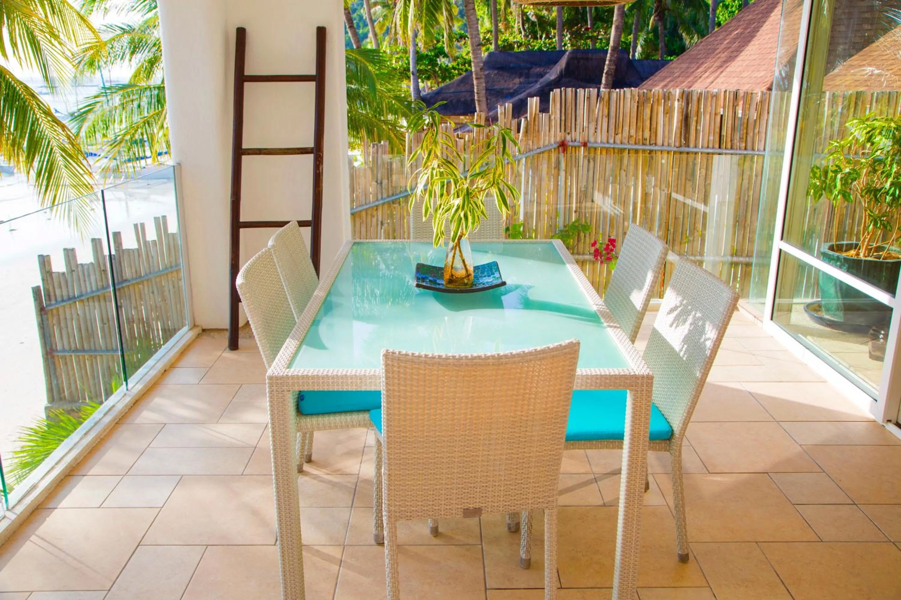 Patio in Mayumi Beach Villa