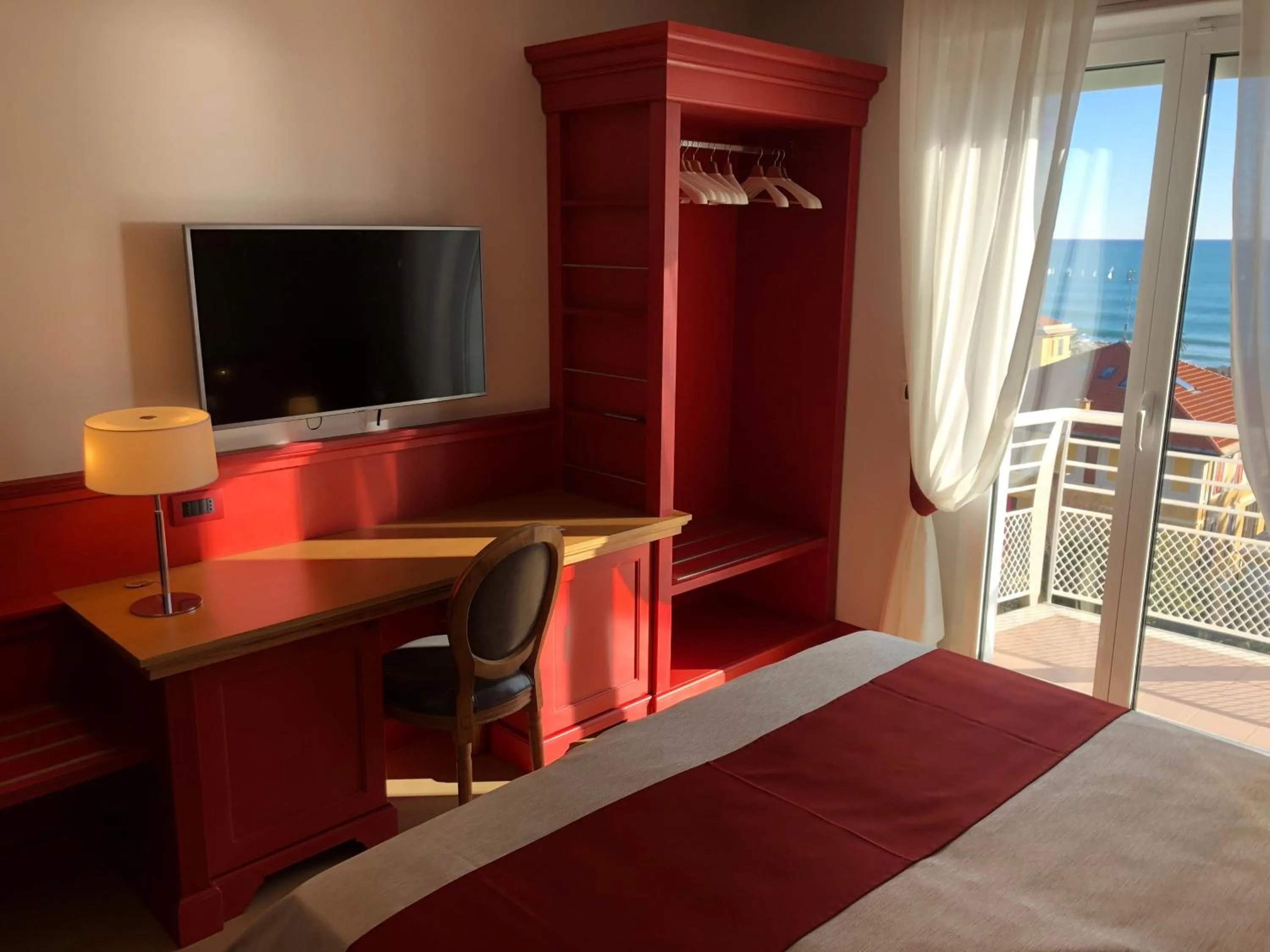 Bed in MH HOTEL VARAZZE