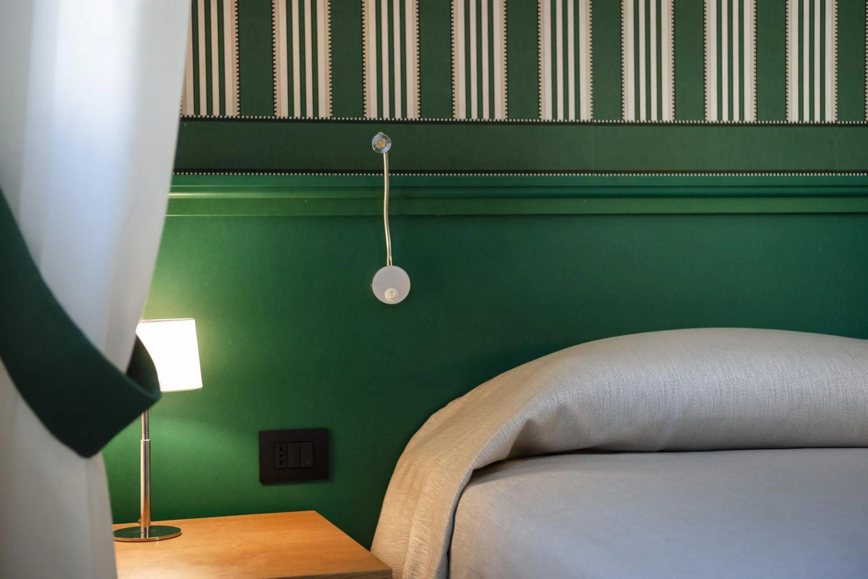 Bed in MH HOTEL VARAZZE