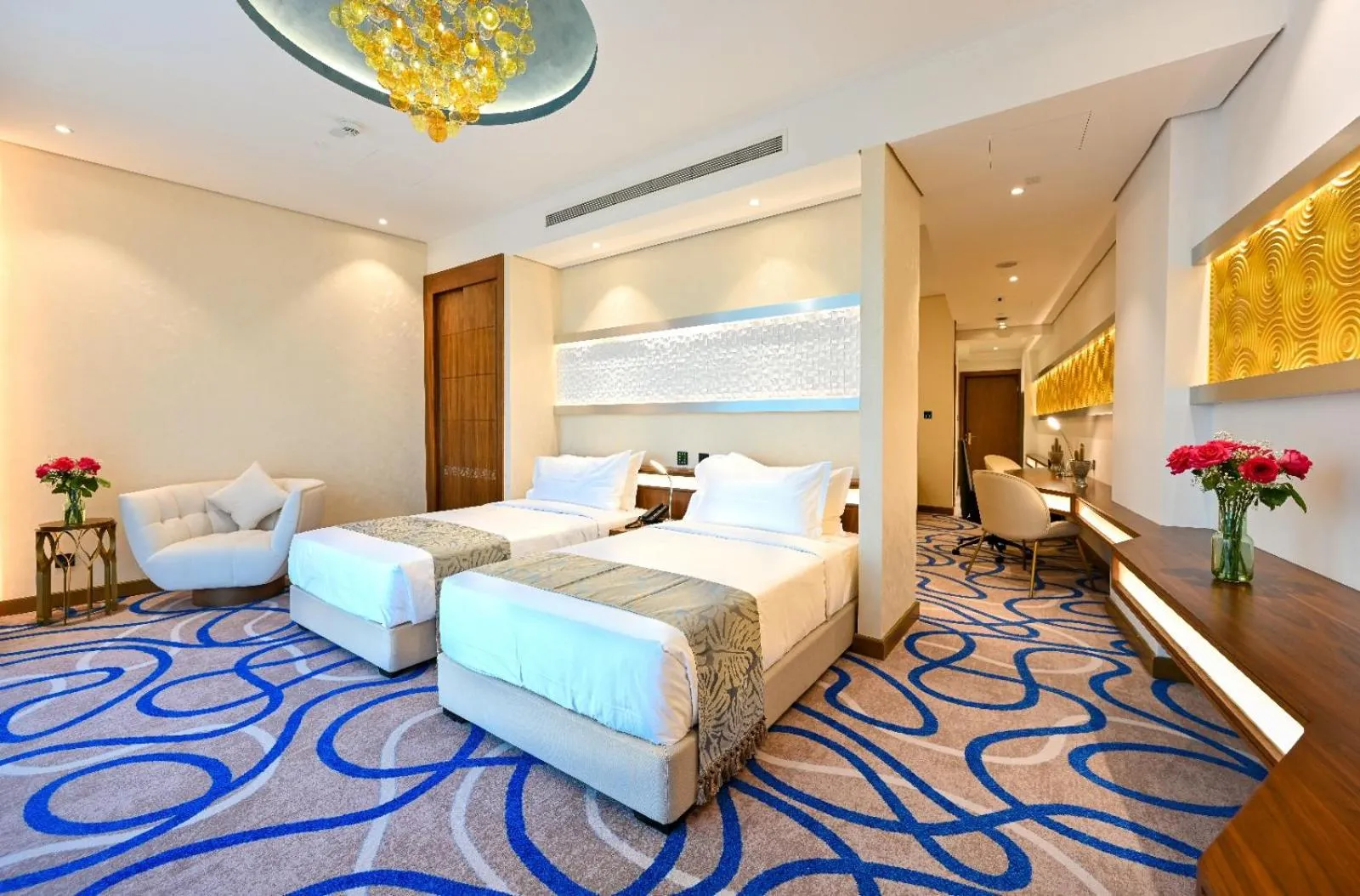 Bed in Cielo Hotel Lusail Qatar