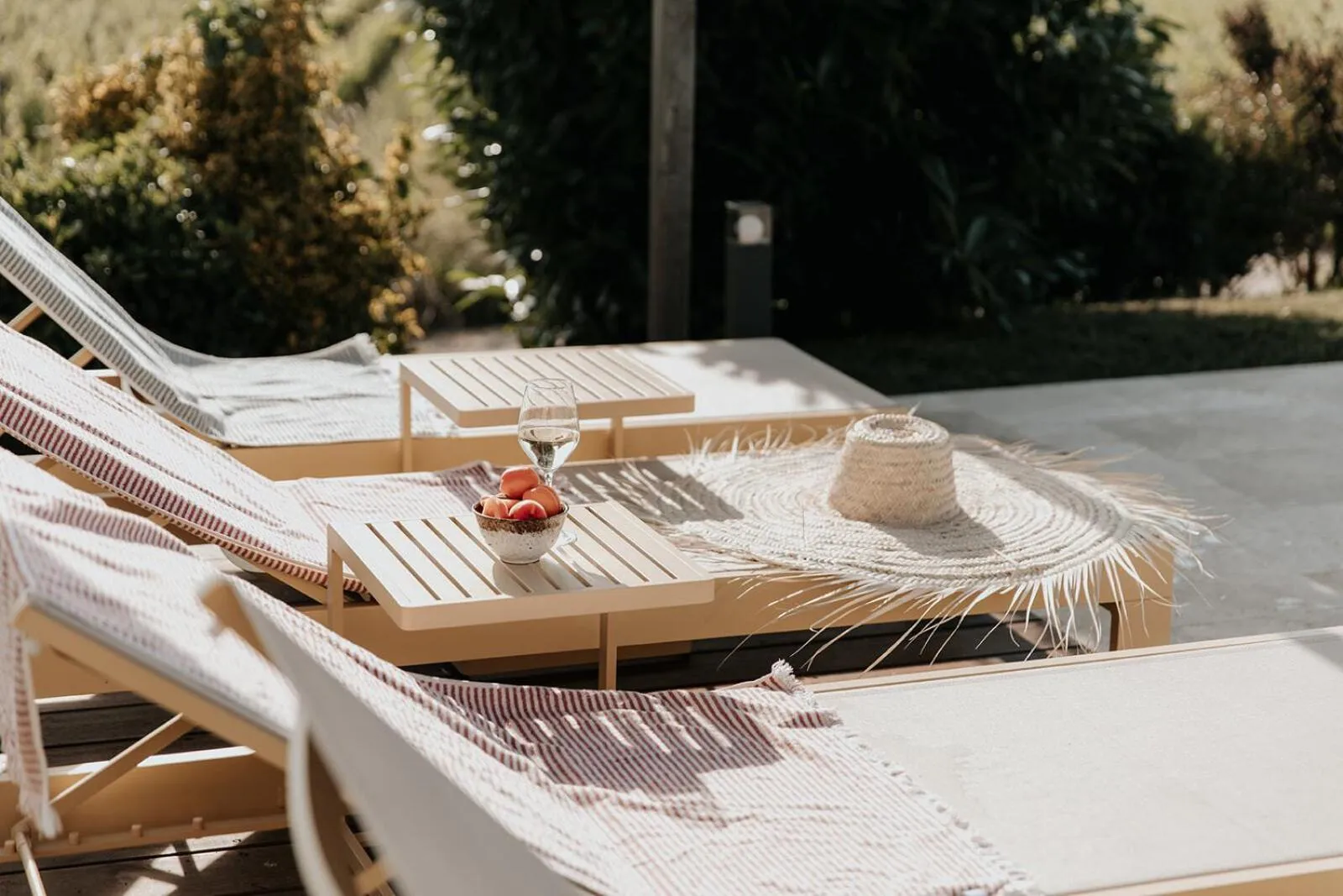 Pool view in Château La Grande Clotte