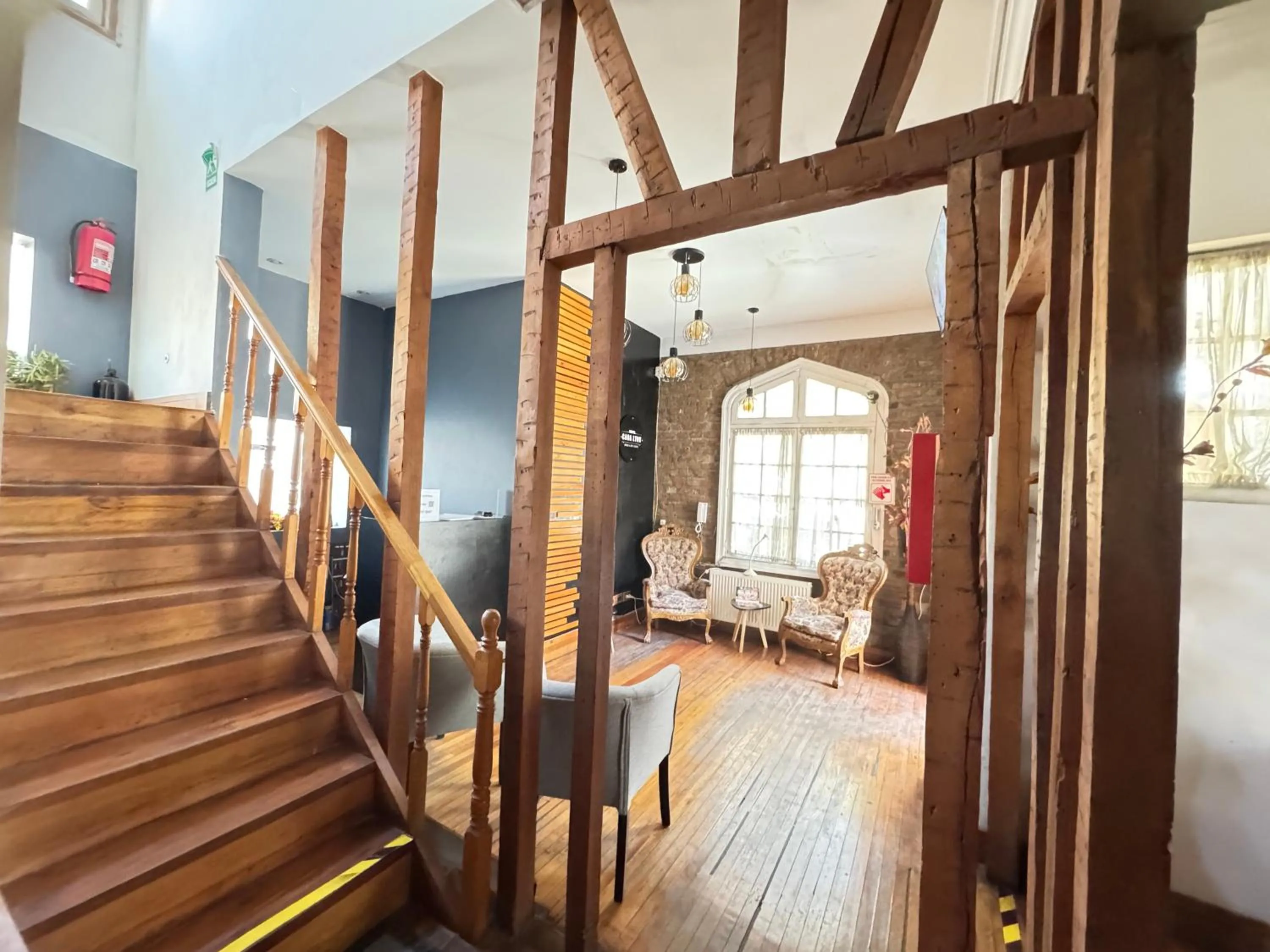 Seating area in Hotel Casa Lyon