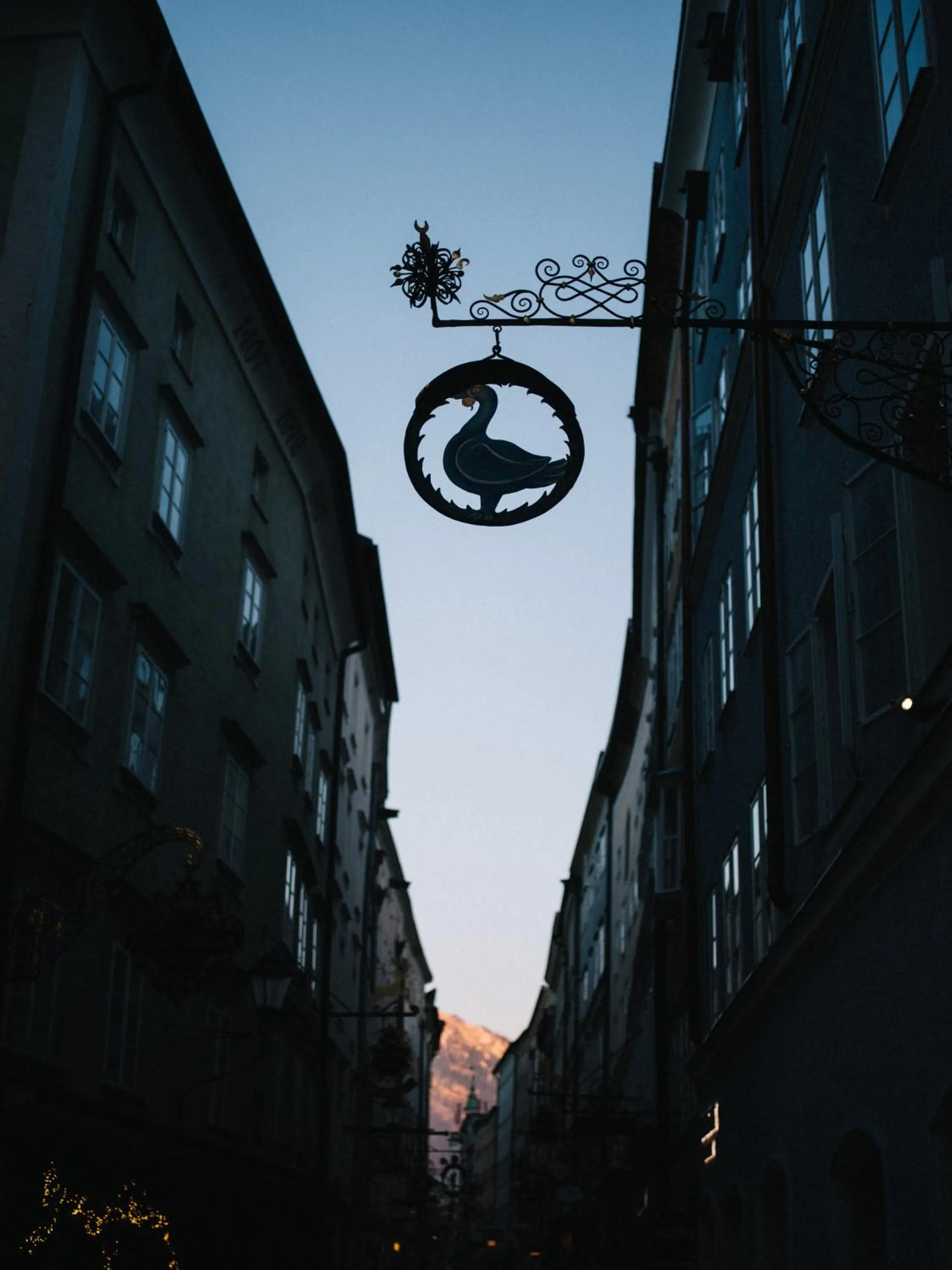 Landmark view in artHotel Blaue Gans