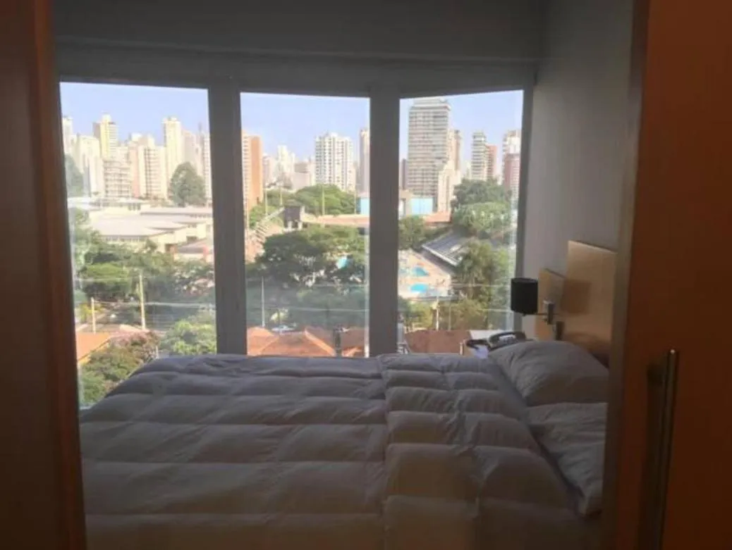 Photo of the whole room, Bed in FLAT Jardins São Paulo excelente!