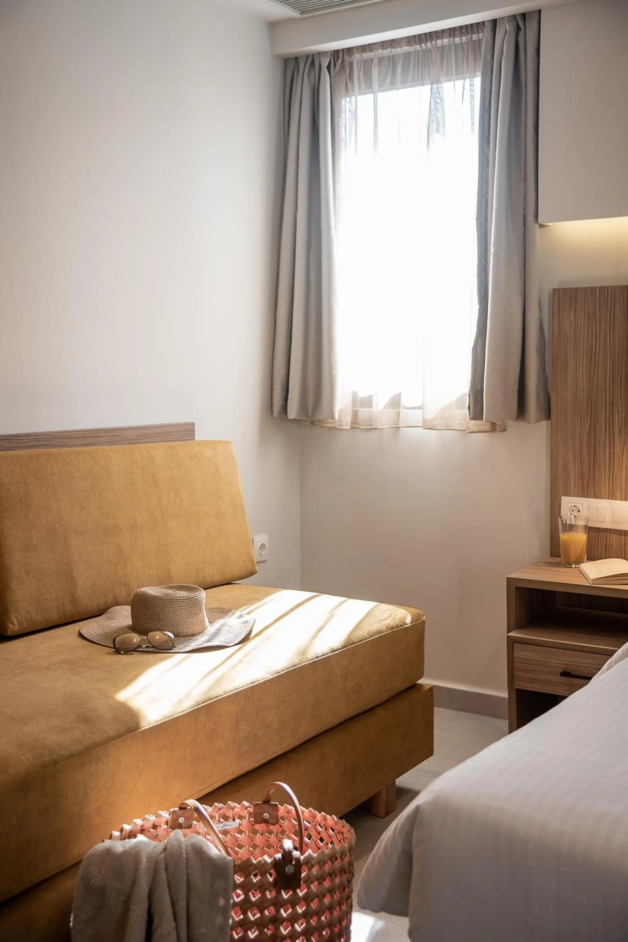 Decorative detail, Bed in Morum City Hotel Chania