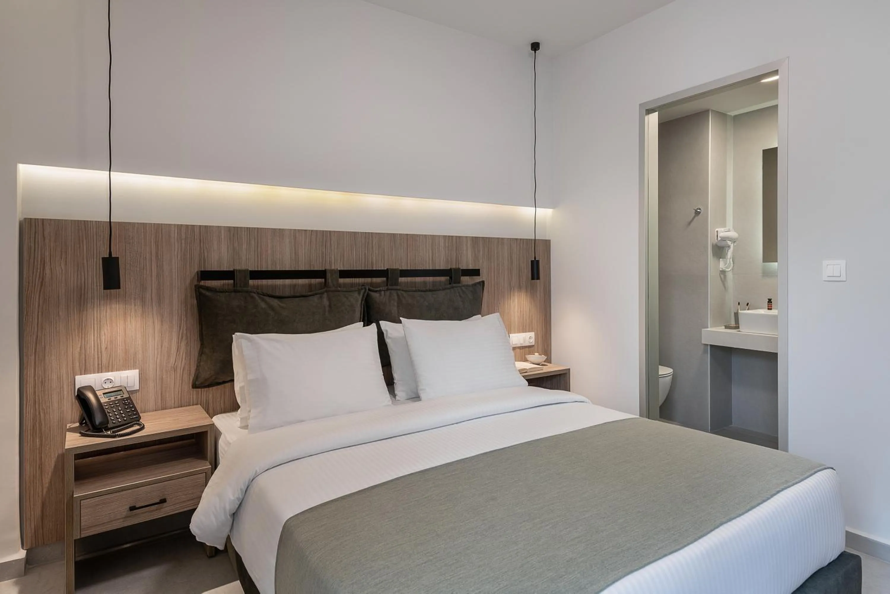 Bed in Morum City Hotel Chania