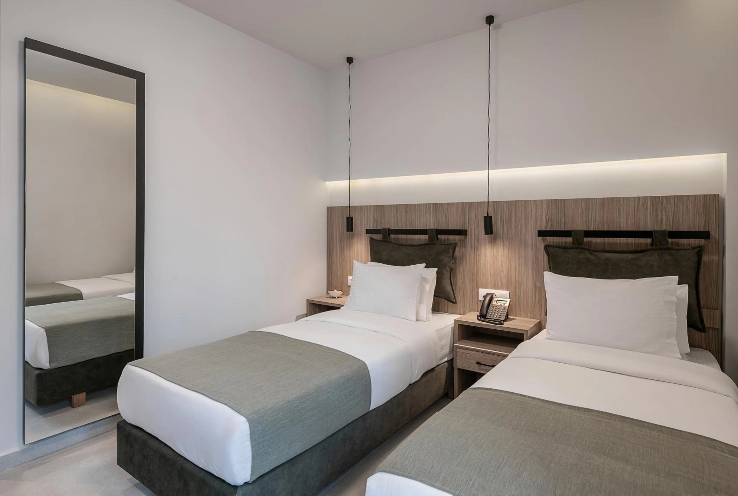 Bed in Morum City Hotel Chania