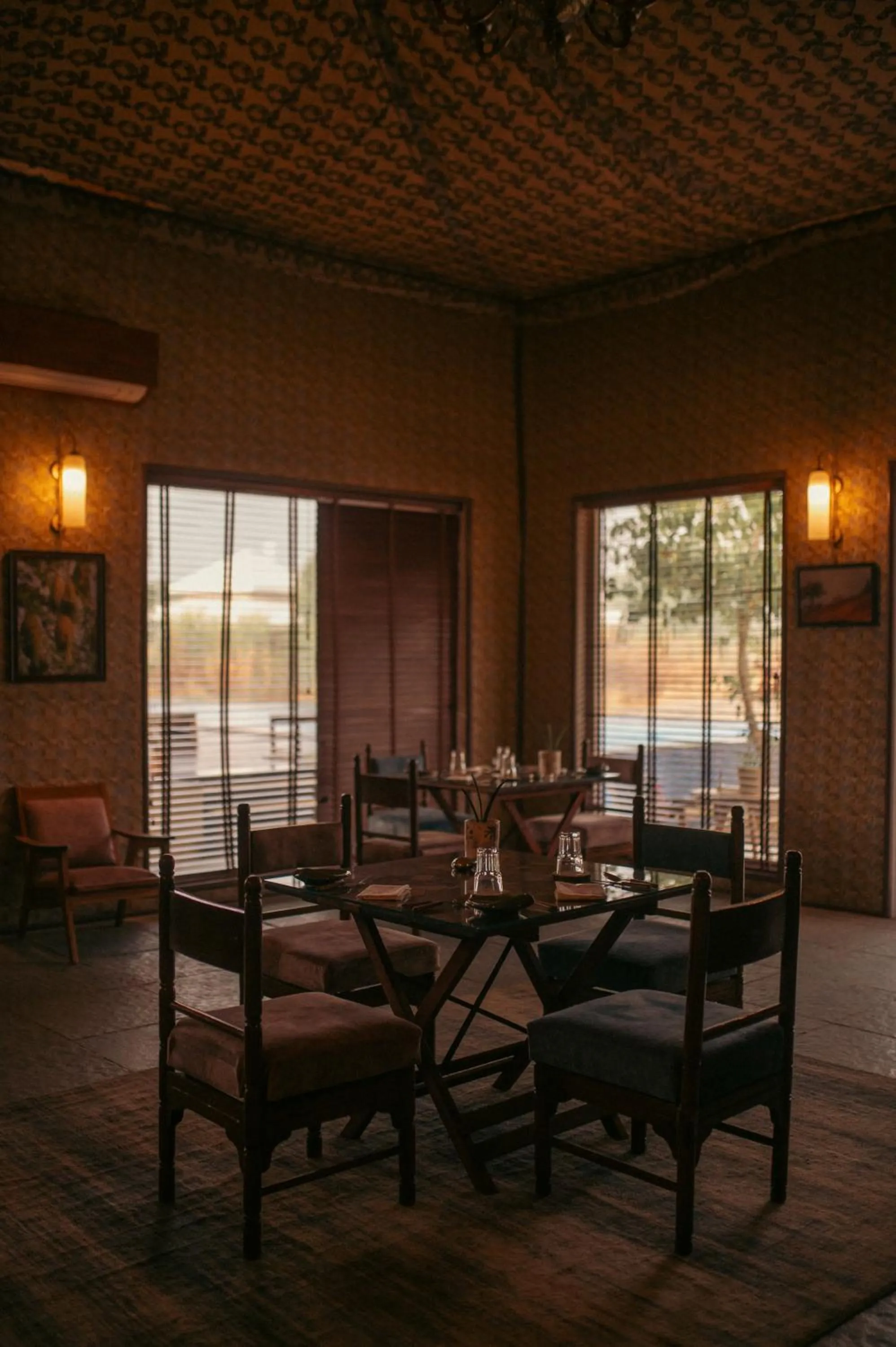 Seating area in Brij Pola, Jawai - Luxury Jungle Camp with Private Pools