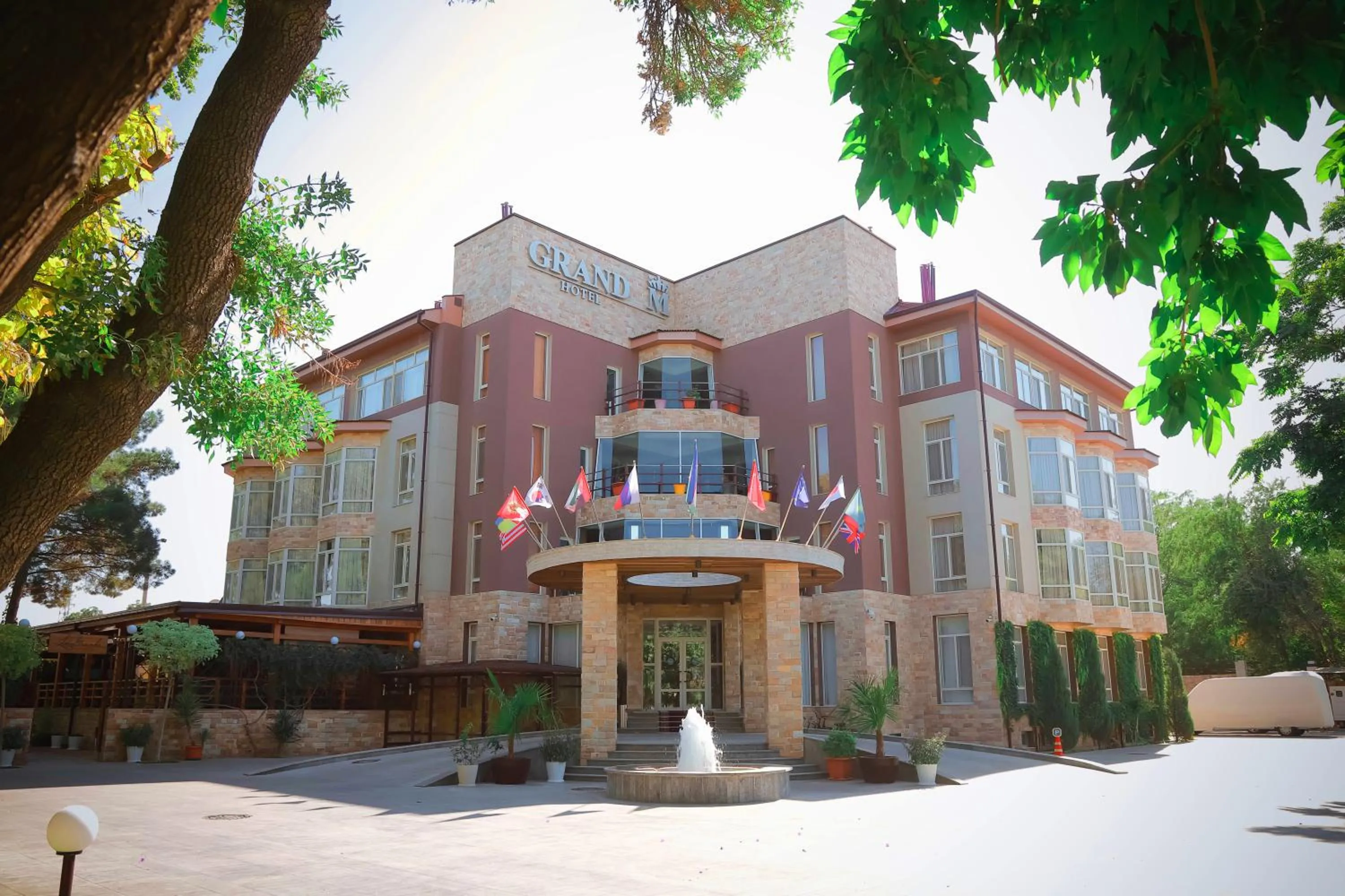 Facade/entrance in Grand M Hotel