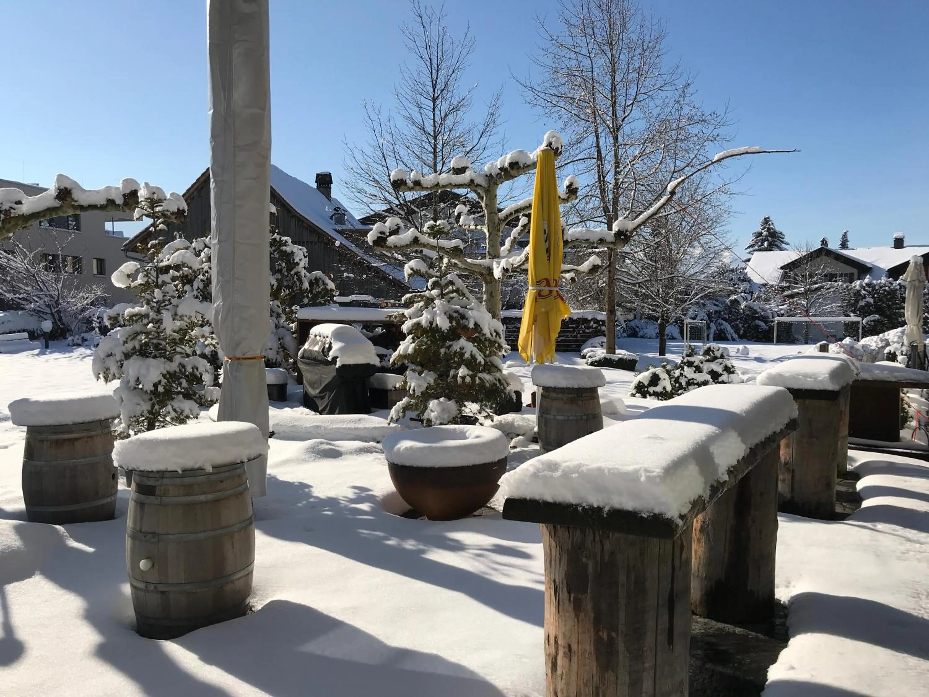 Garden in Hotel Restaurant Rössle