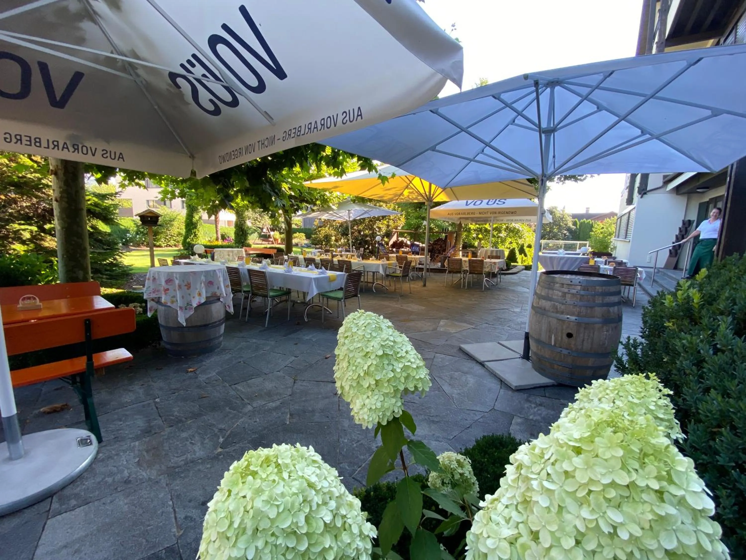Garden in Hotel Restaurant Rössle
