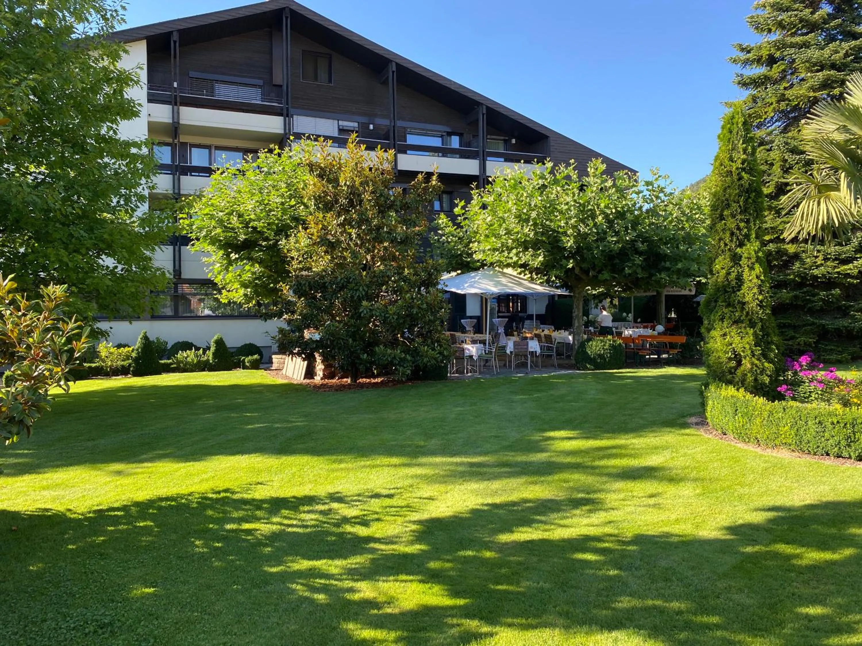 Garden in Hotel Restaurant Rössle