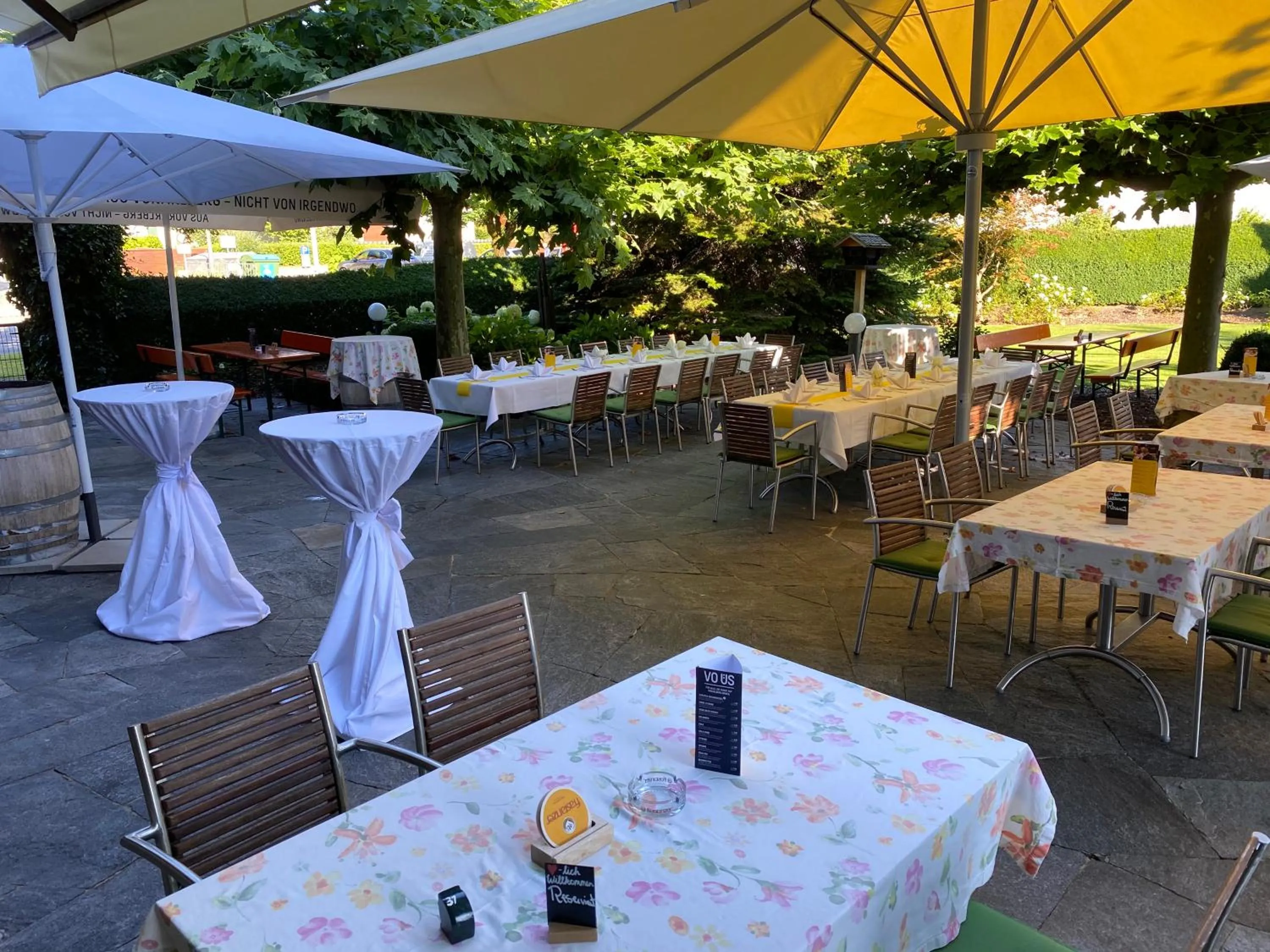 Garden in Hotel Restaurant Rössle