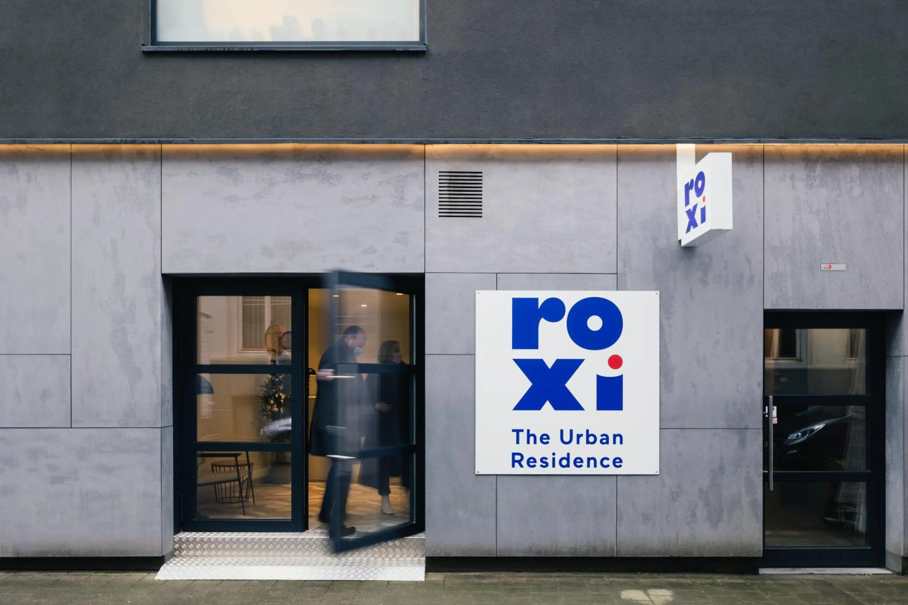 Facade/entrance in ROXI Residence Gent