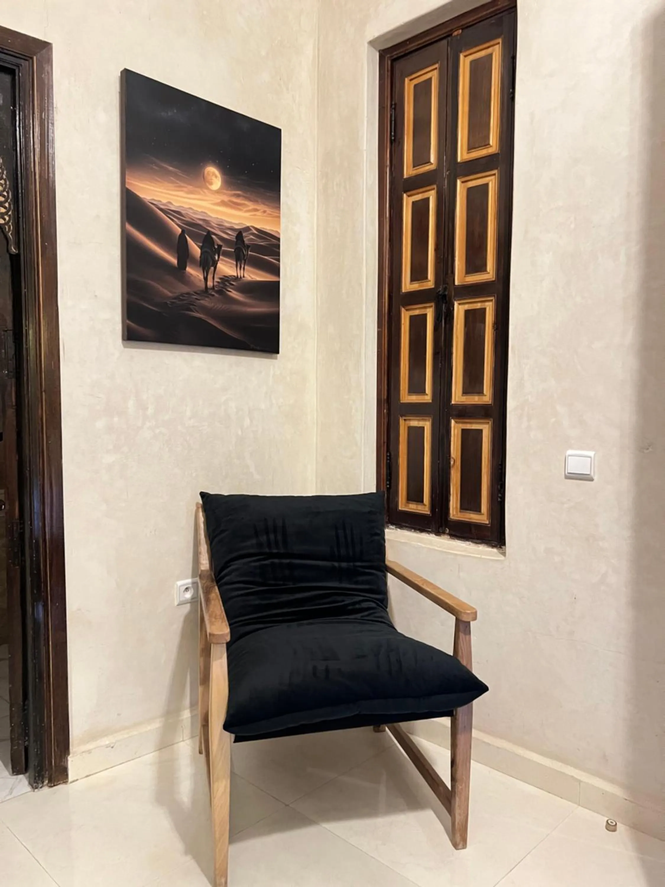 Seating area in Riad Alice Terrace & Spa