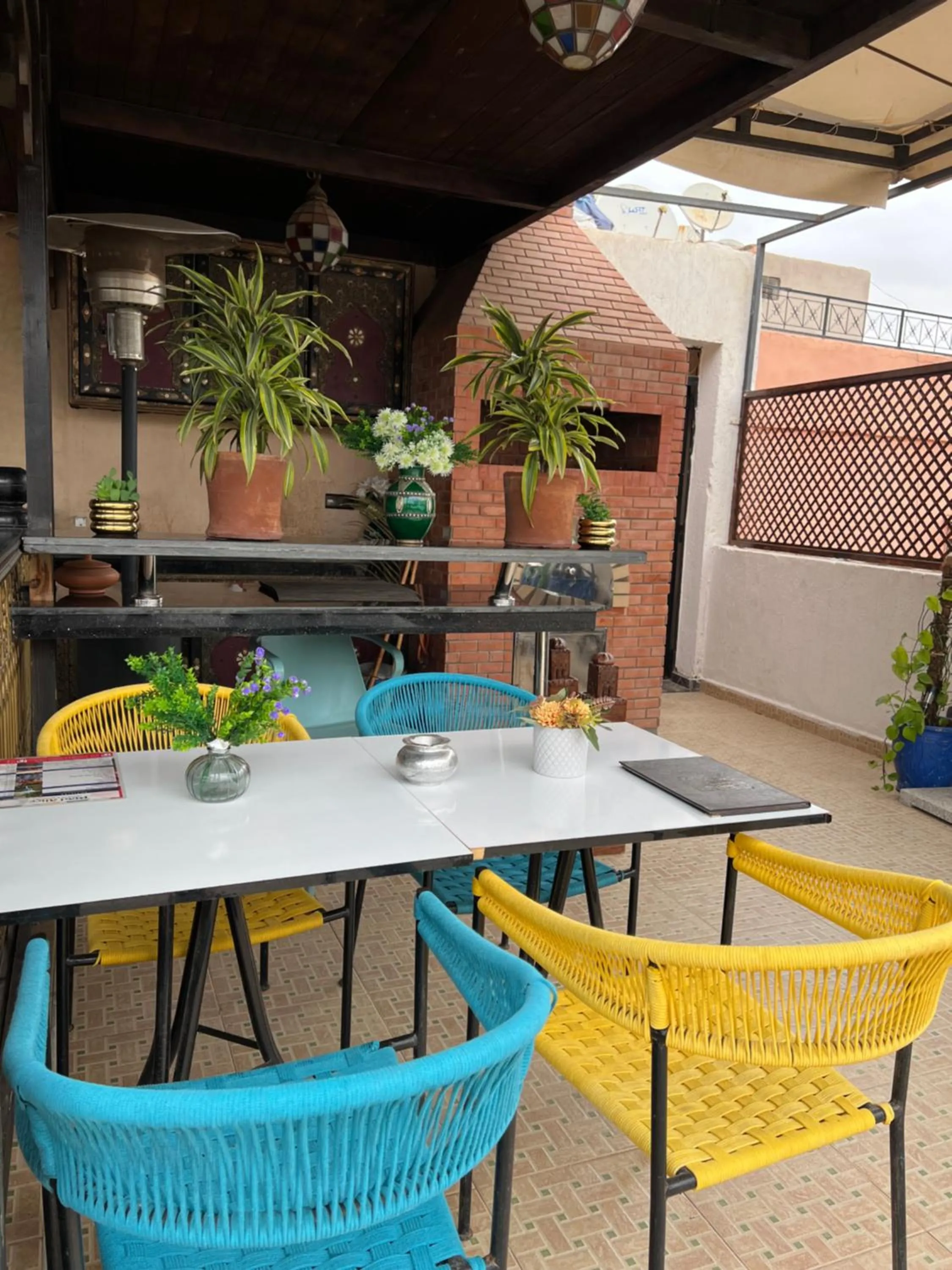 Balcony/Terrace in Riad Alice Terrace & Spa