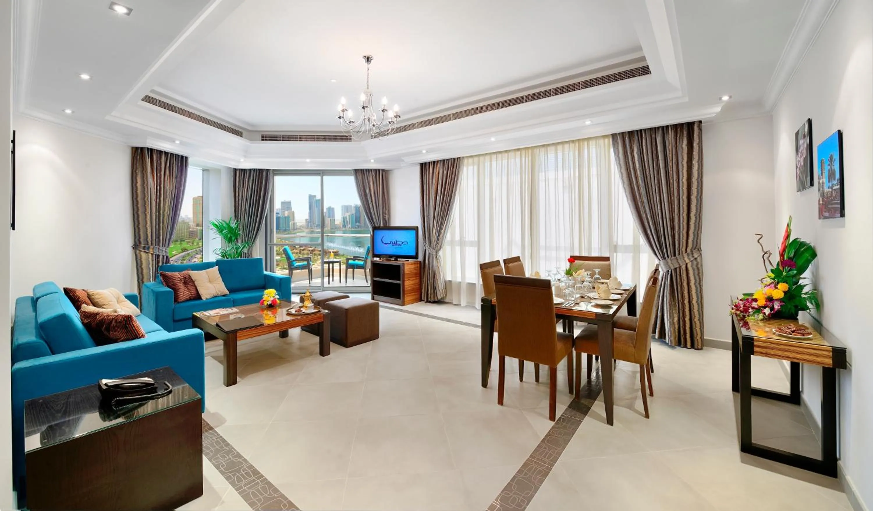 Living room in Al Majaz Premiere Hotel Apartments