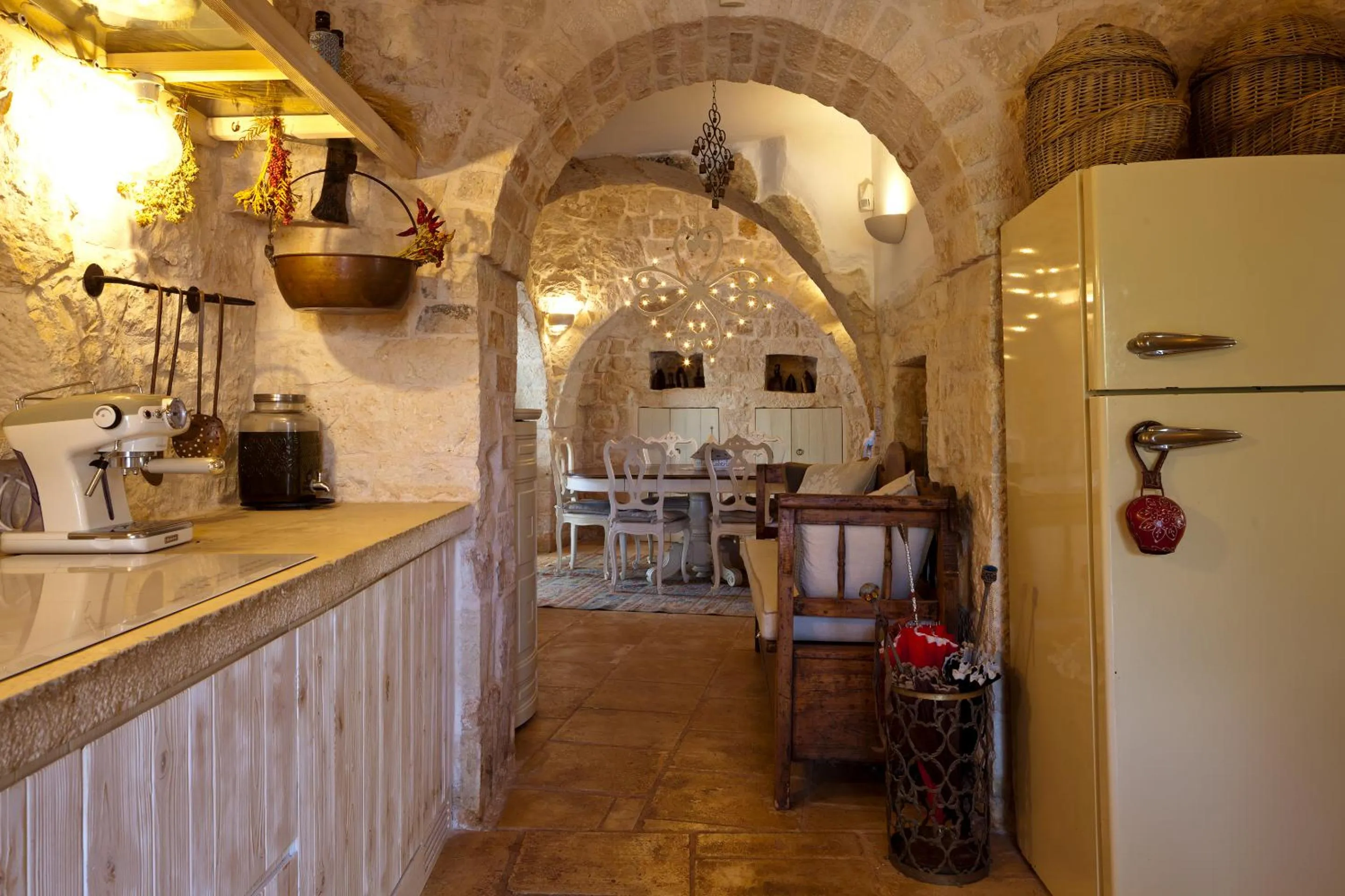 Kitchen or kitchenette in Borgo Del Tempo Ritrovato - Luxury Relais in Puglia