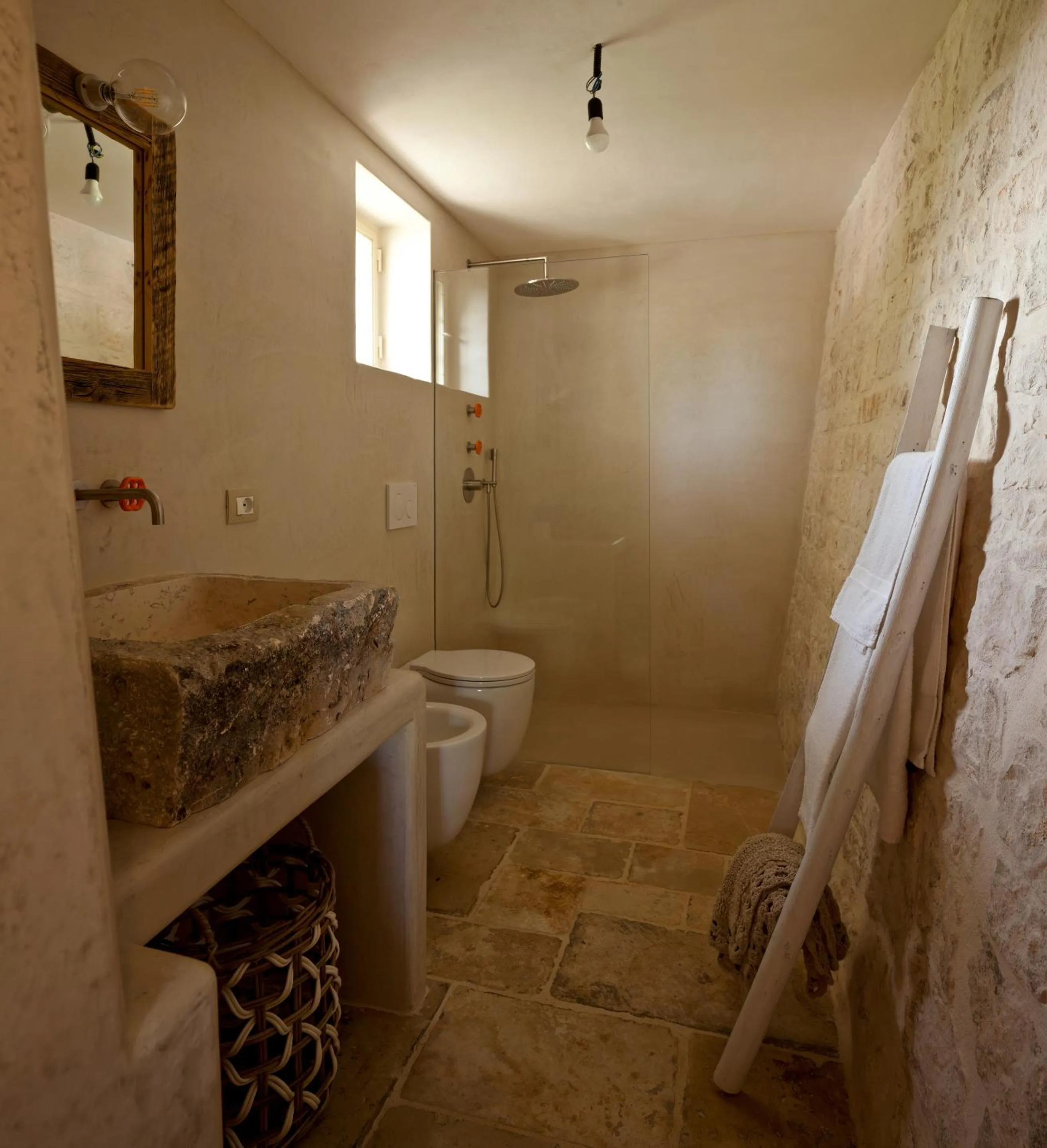 Bathroom in Borgo Del Tempo Ritrovato - Luxury Relais in Puglia