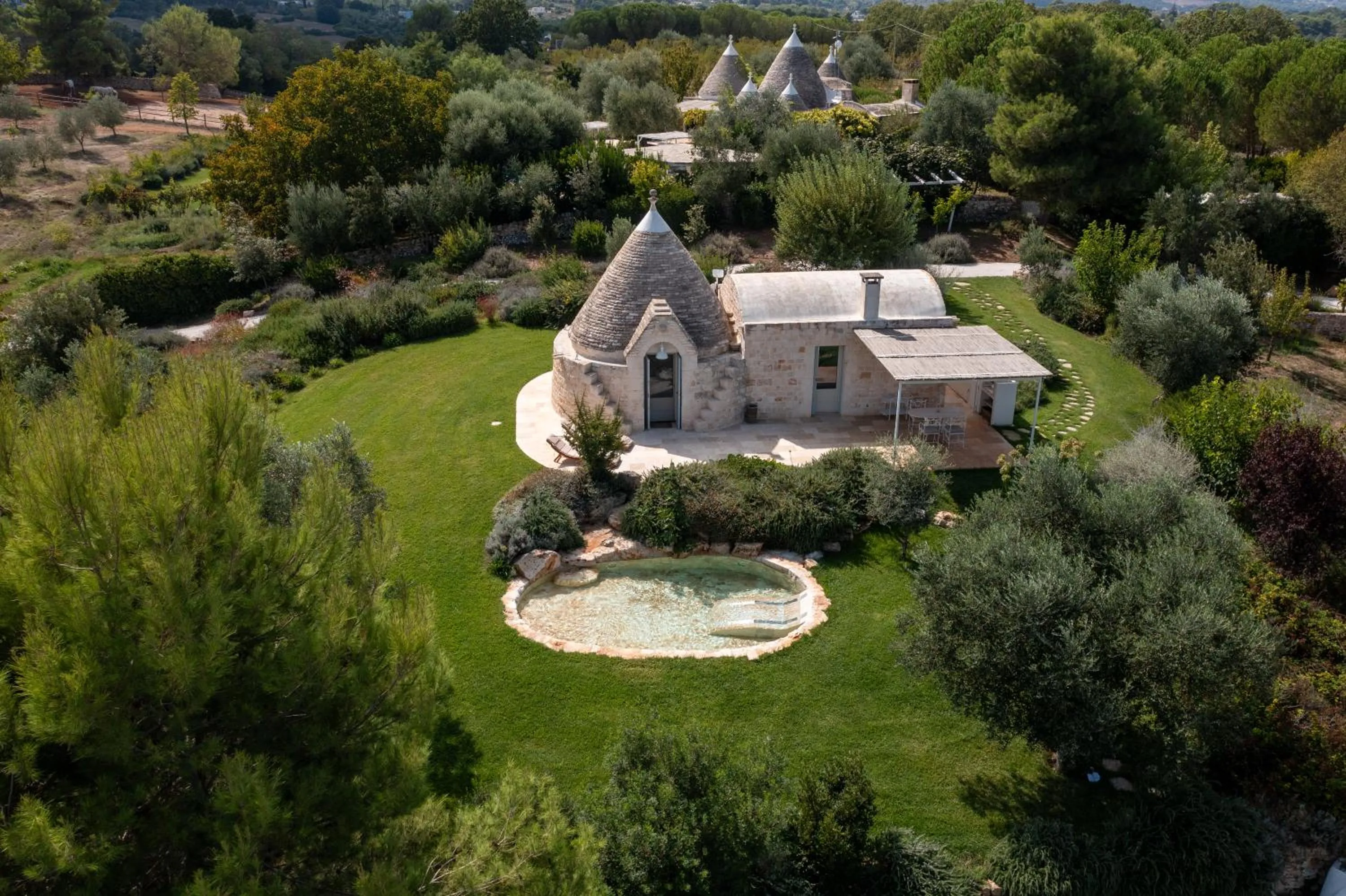 Bird's eye view in Borgo Del Tempo Ritrovato - Luxury Relais in Puglia