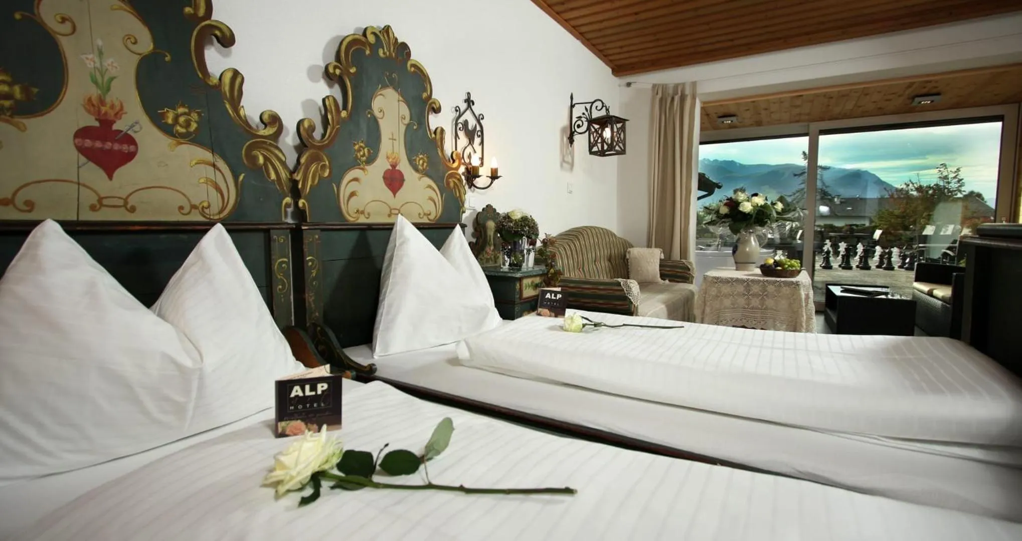 Bedroom, Bed in Alp Art Hotel Götzens