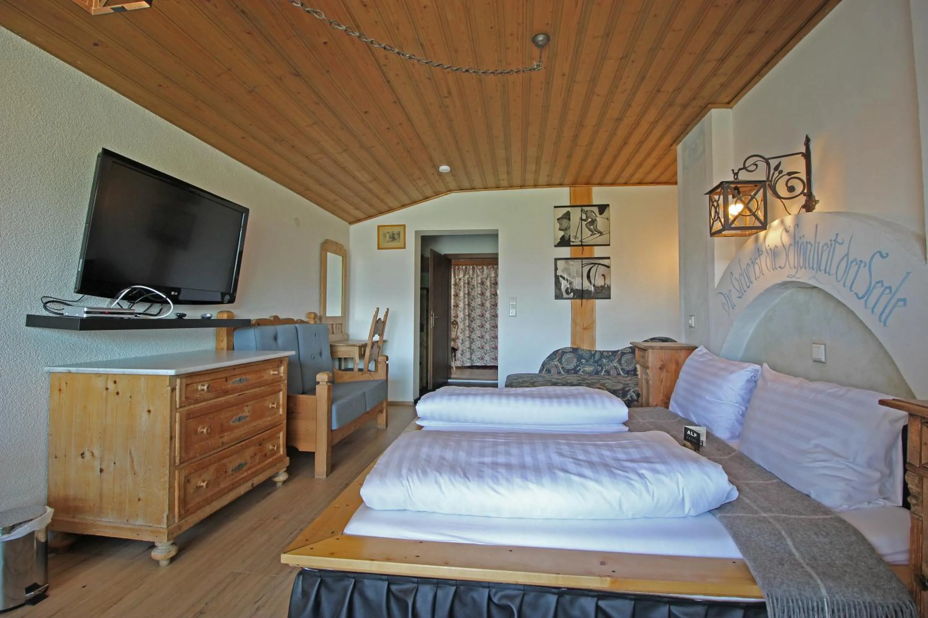 Bedroom, Bed in Alp Art Hotel Götzens