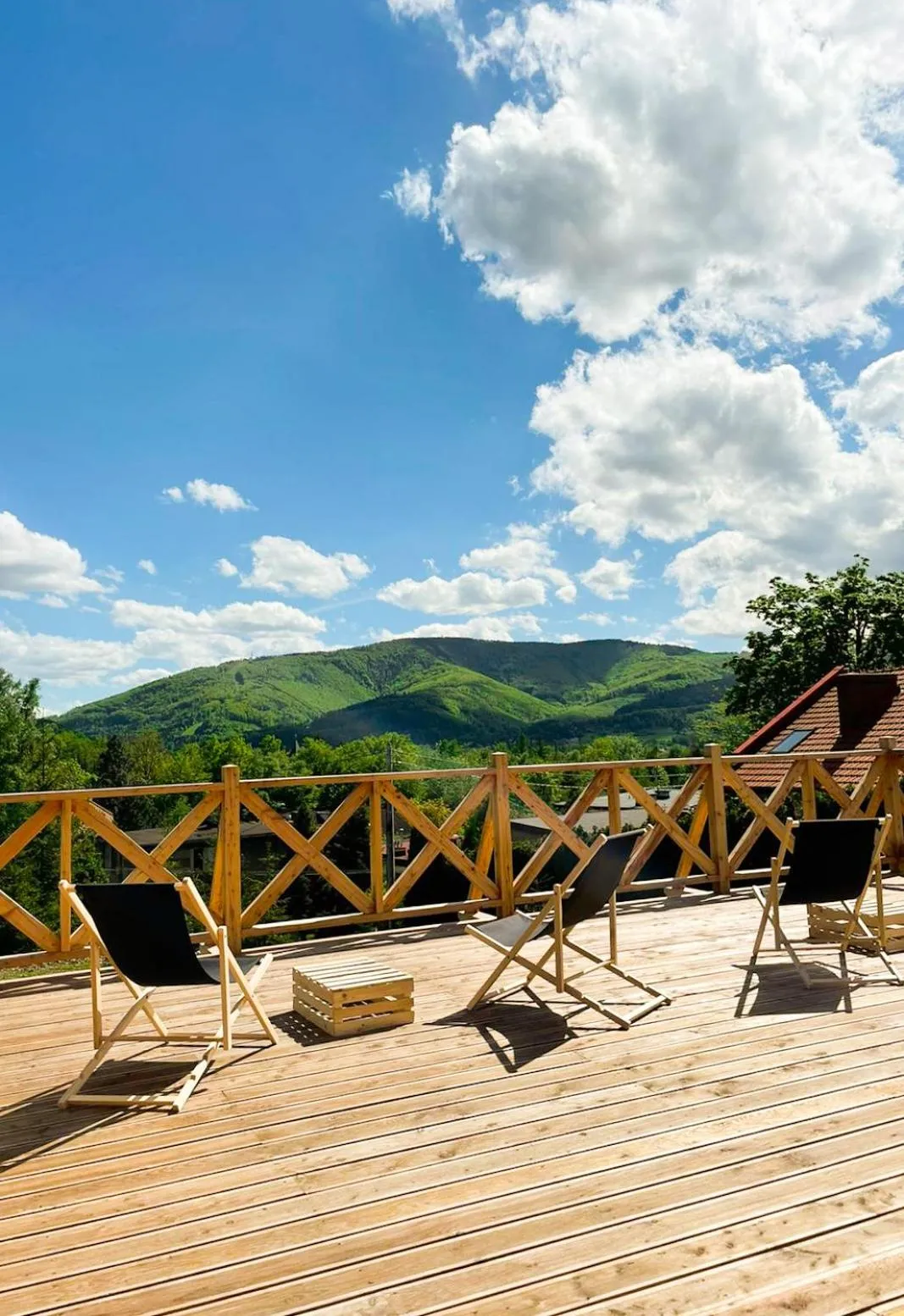 Property building in Beskidzkie Tarasy