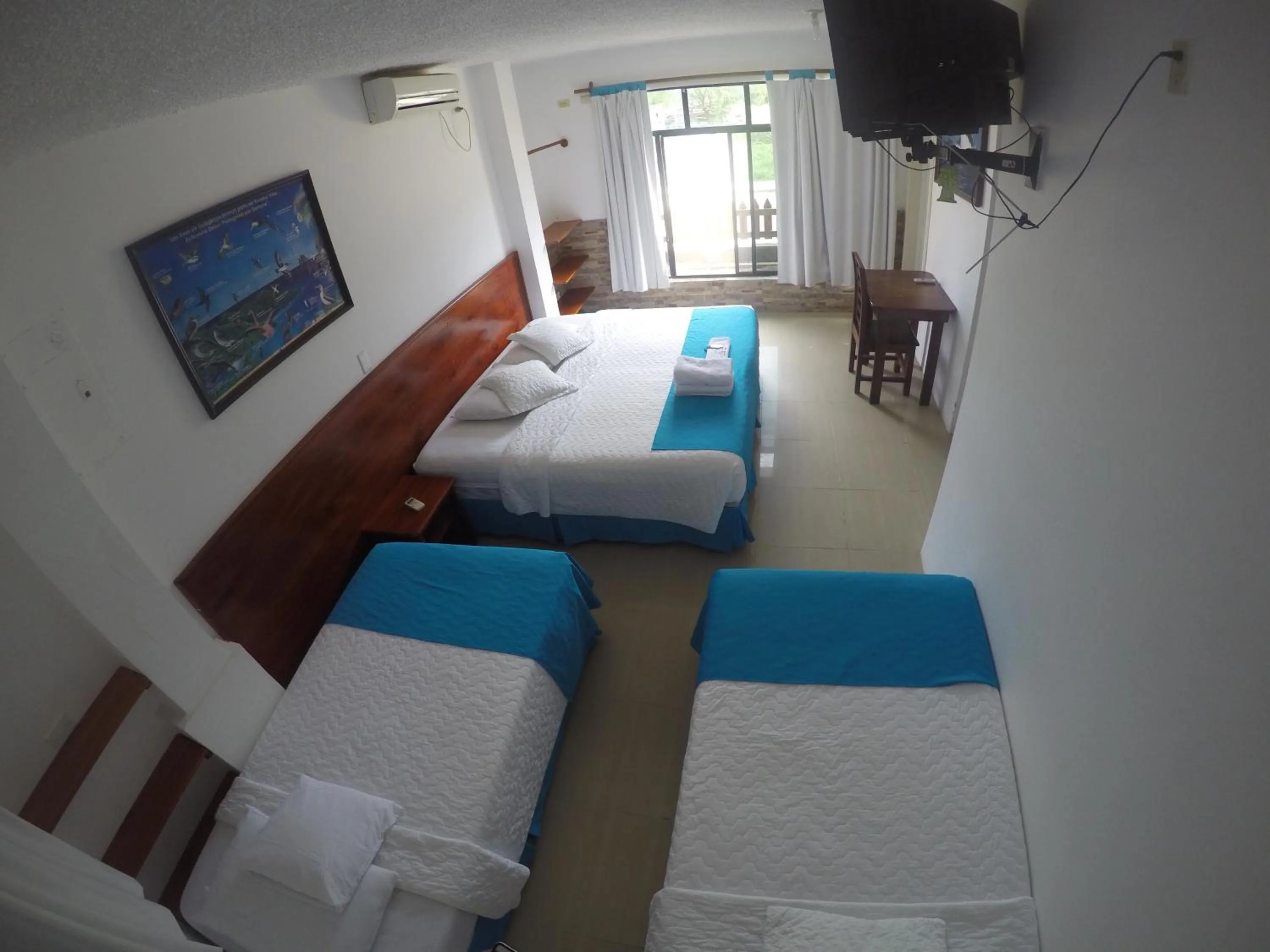 Bedroom, Bed in Hotel LA GRAN TORTUGA - ᯤ STARLINK