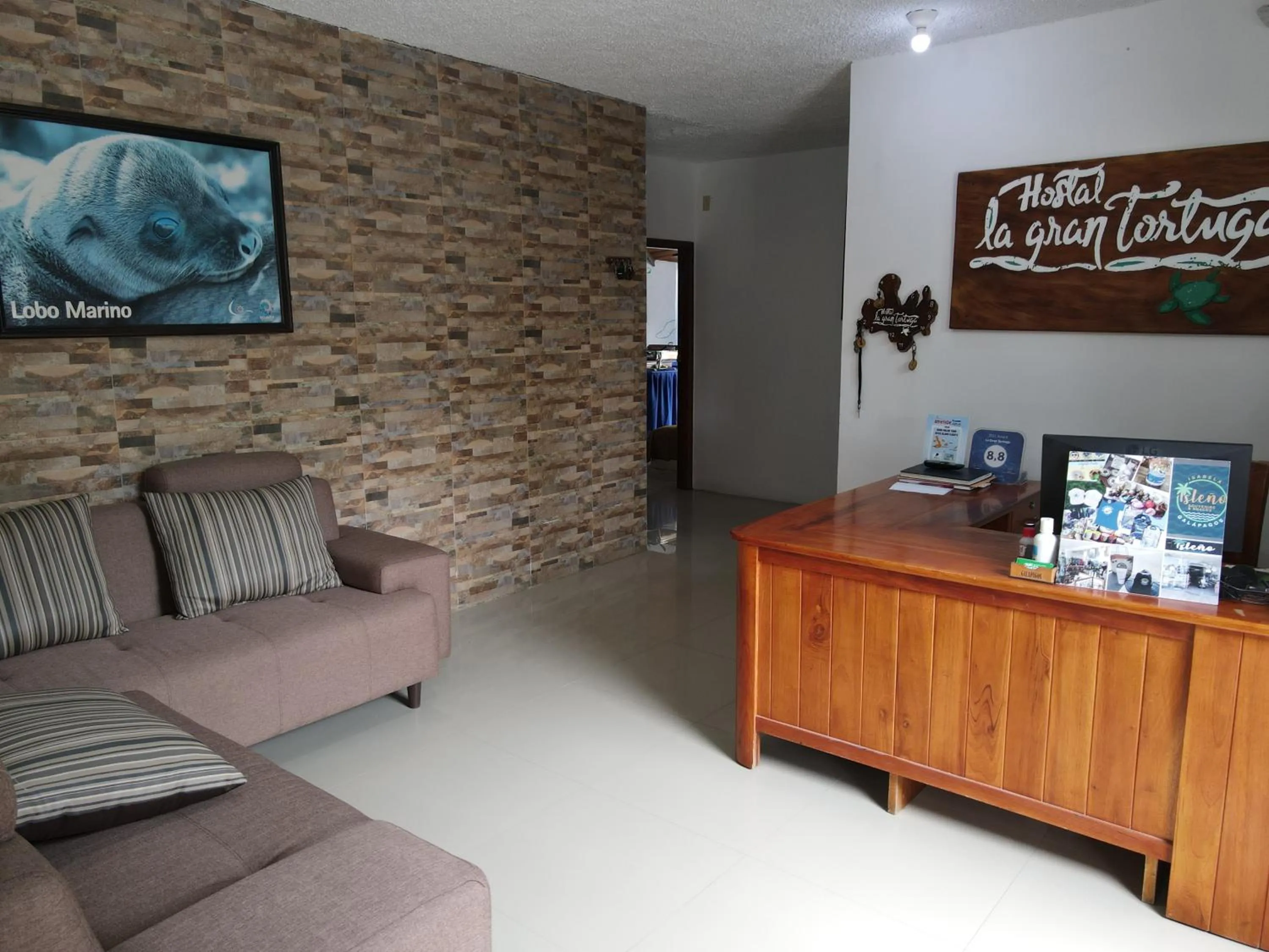 Living room in Hotel LA GRAN TORTUGA - ᯤ STARLINK