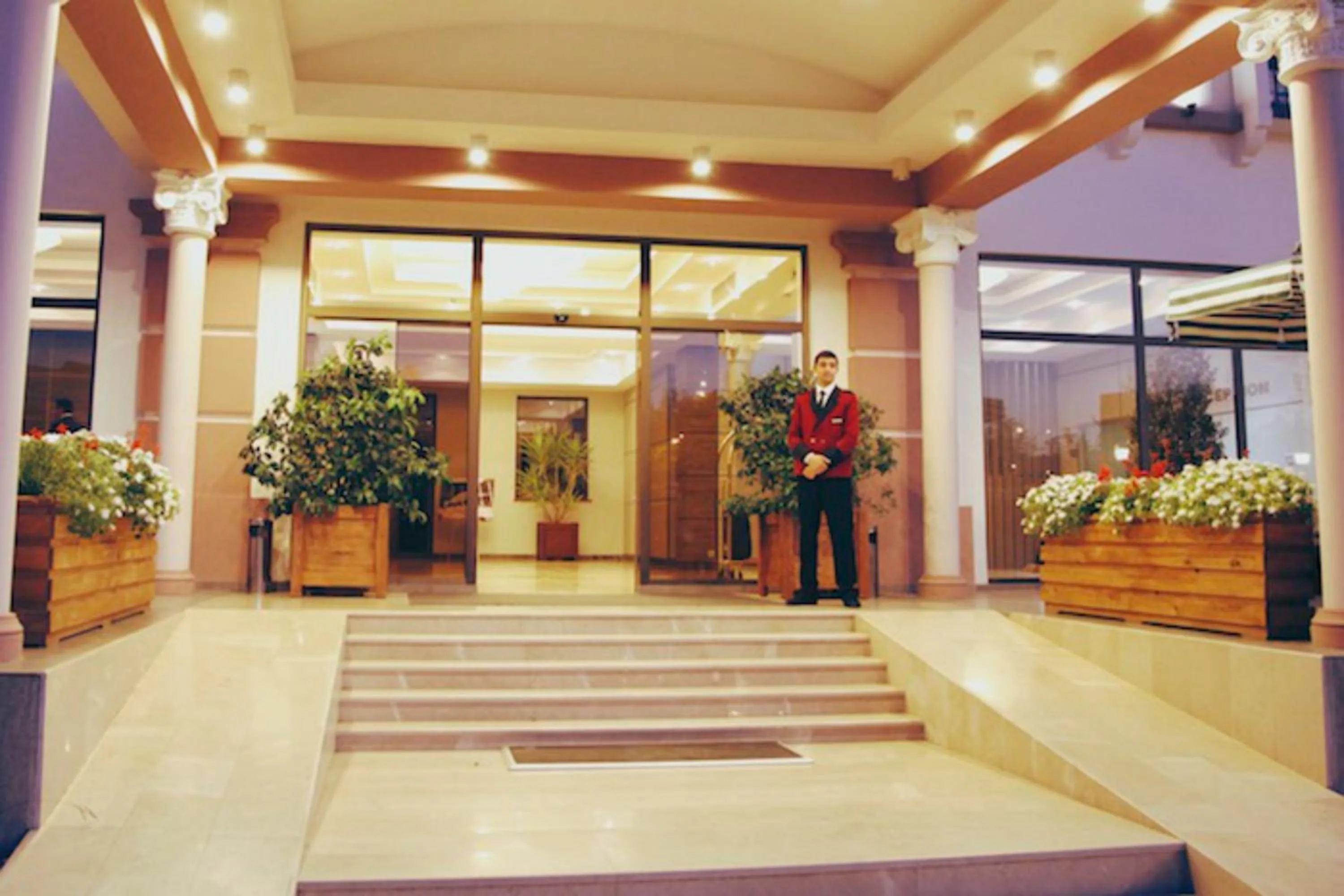 Facade/entrance in Tskaltubo Plaza Hotel