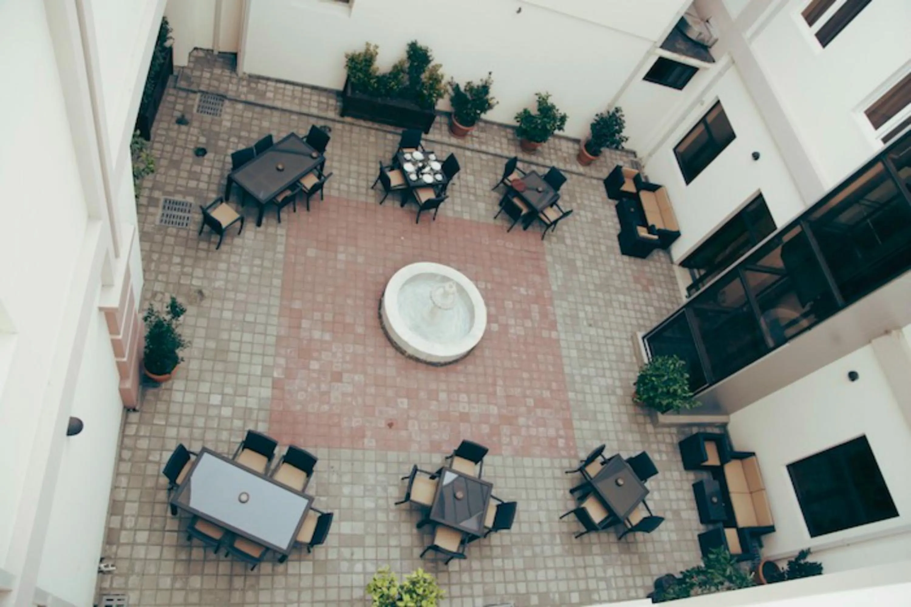 Patio in Tskaltubo Plaza Hotel