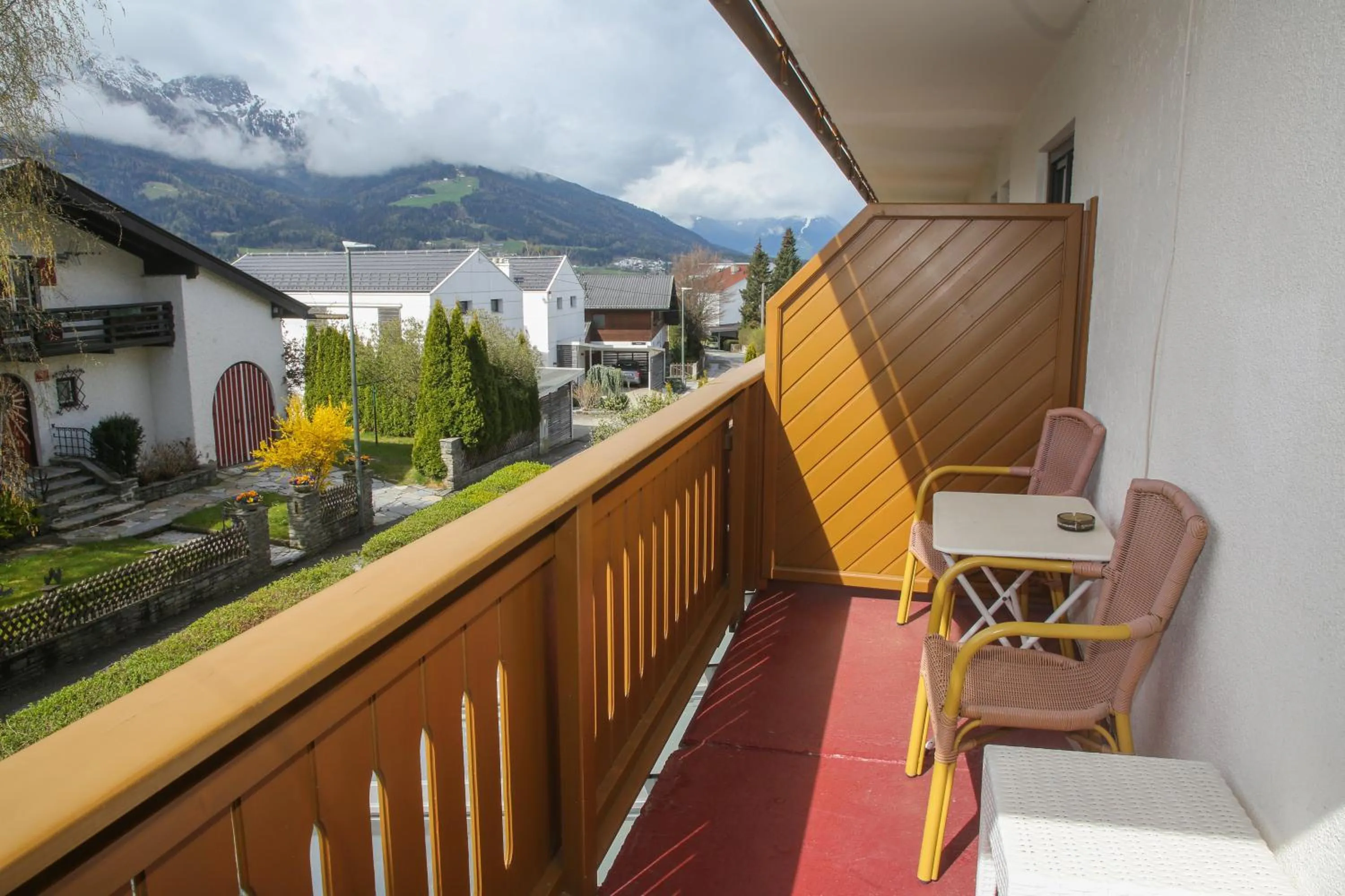 Balcony/Terrace in Hotel Sonnenhof - bed & breakfast & appartements