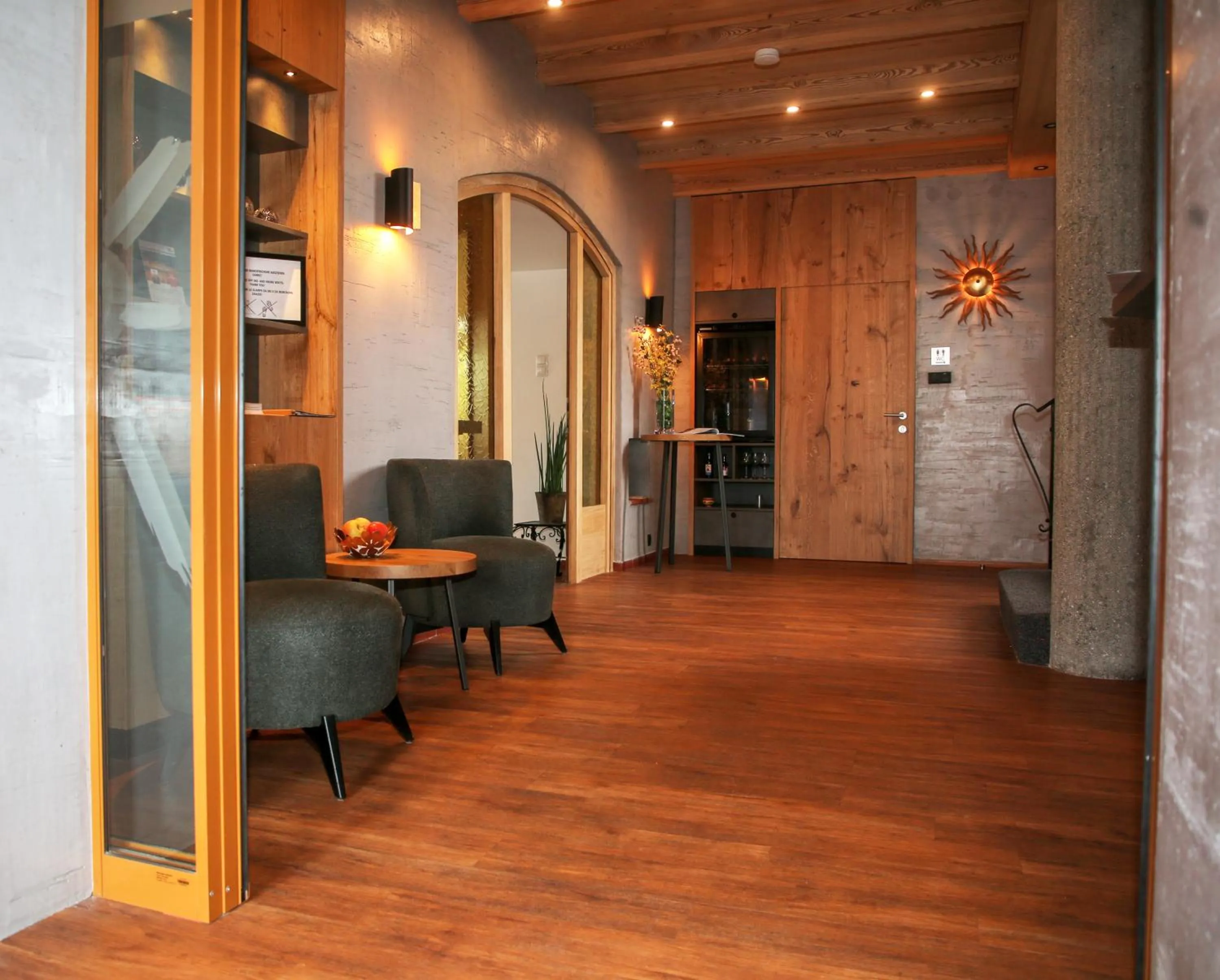 Lobby or reception in Hotel Sonnenhof - bed & breakfast & appartements