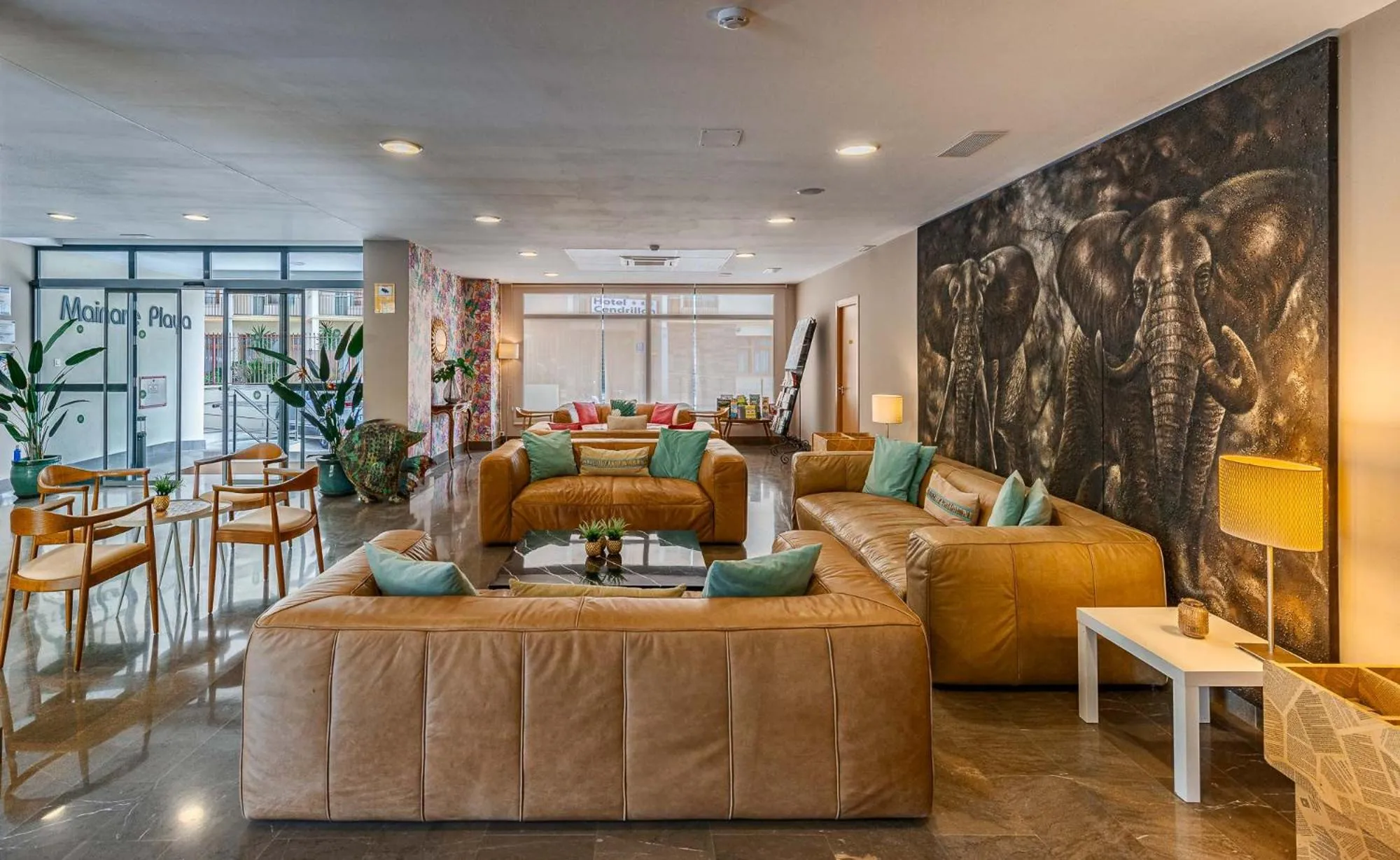 Living room in Hotel Mainare Playa