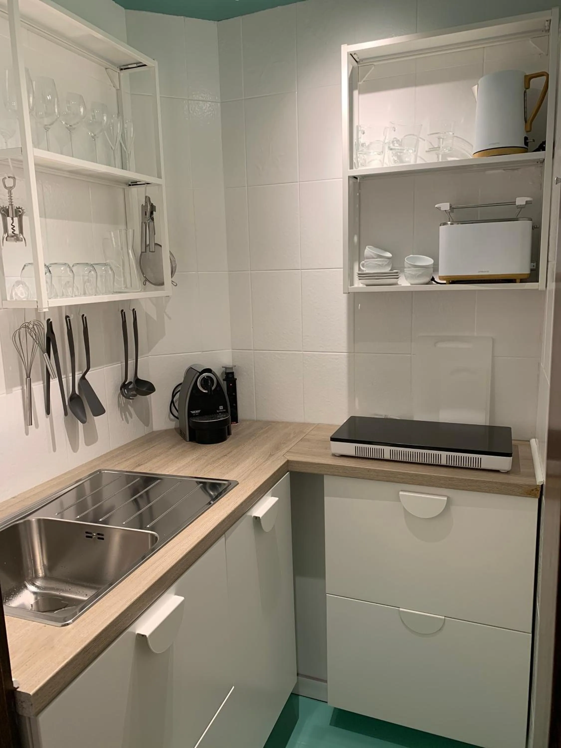 Kitchen or kitchenette in Dietrichsteinerhof Apartments & Rooms