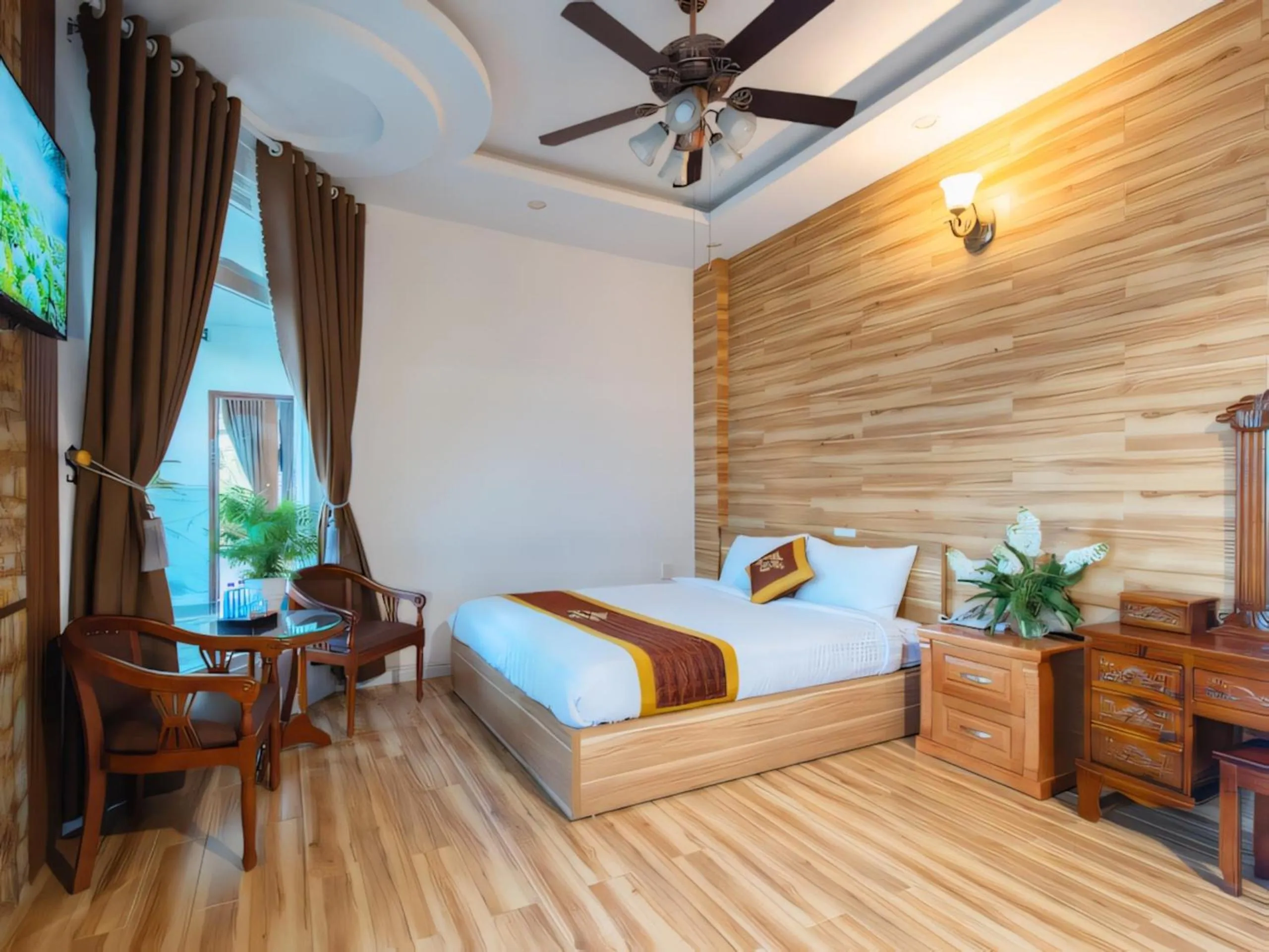 Bed in Thanh Thuy Hotel