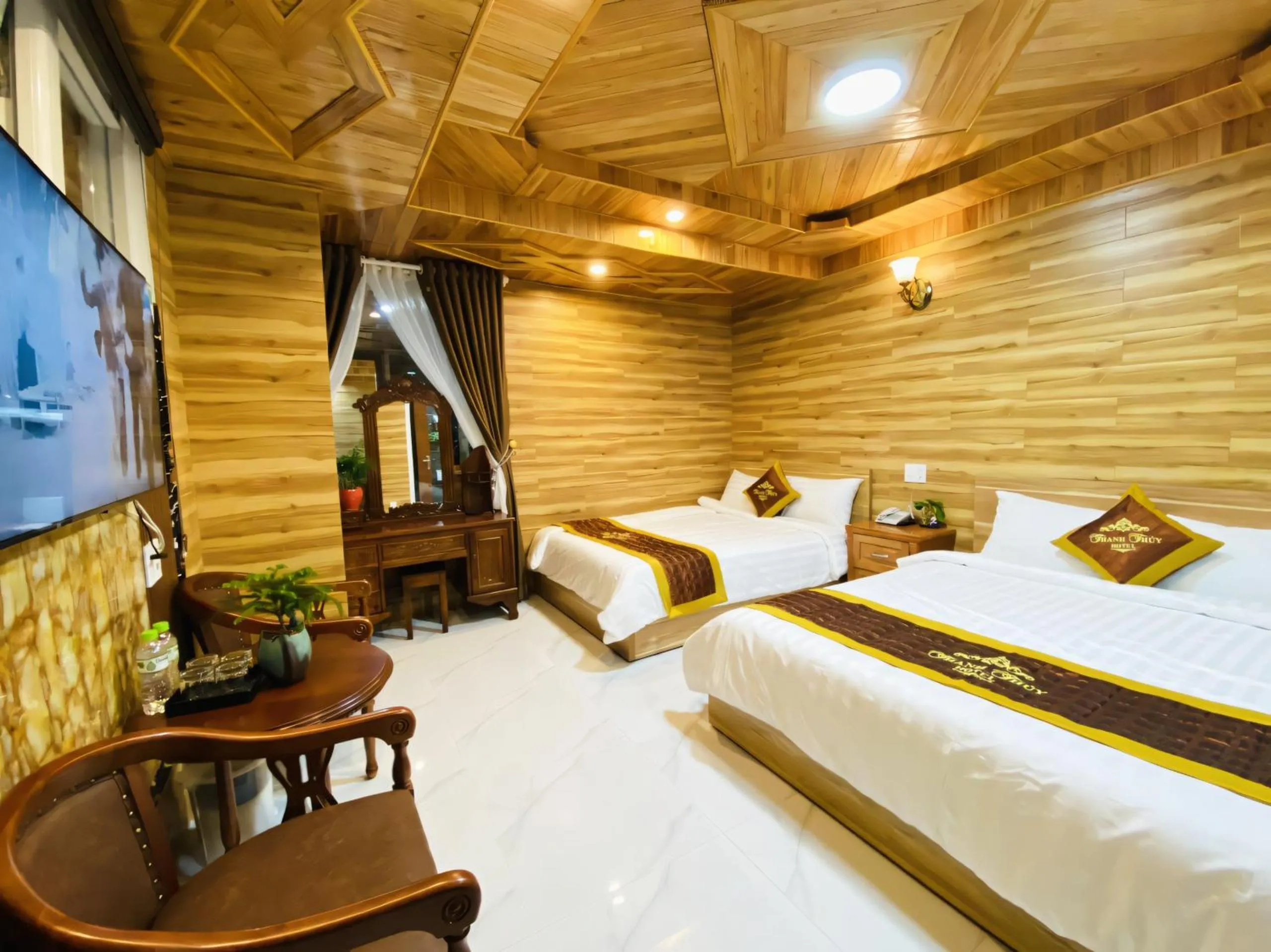 Bed in Thanh Thuy Hotel